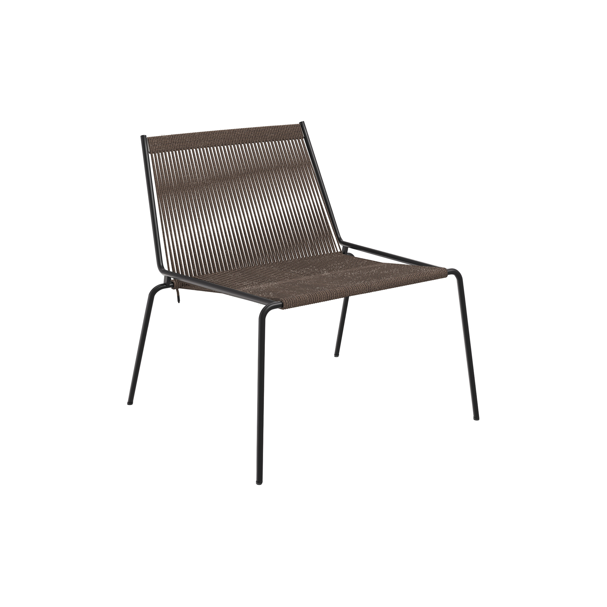 Thorup Copenhagen - Noel Lounge Chair, black/dark grey