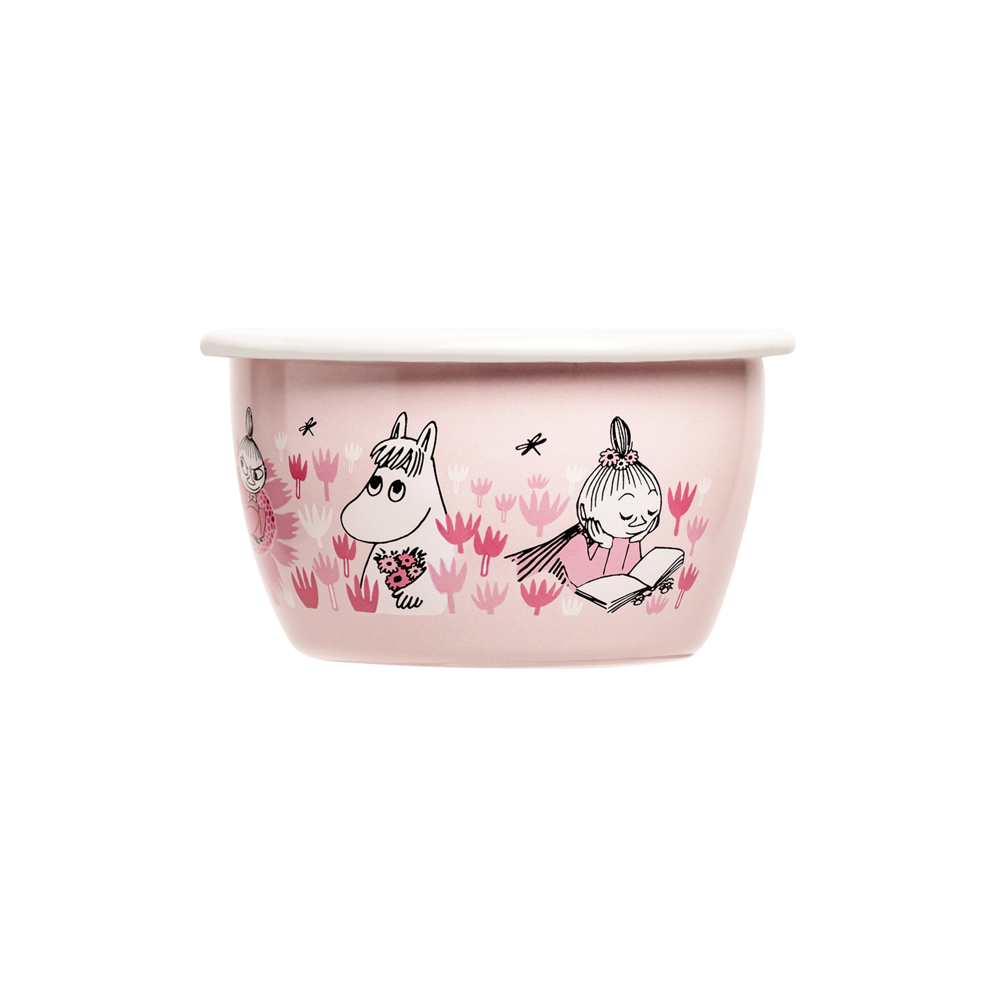 Muurla - Piger emaljeskål, lyserød, Moomin by Muurla
