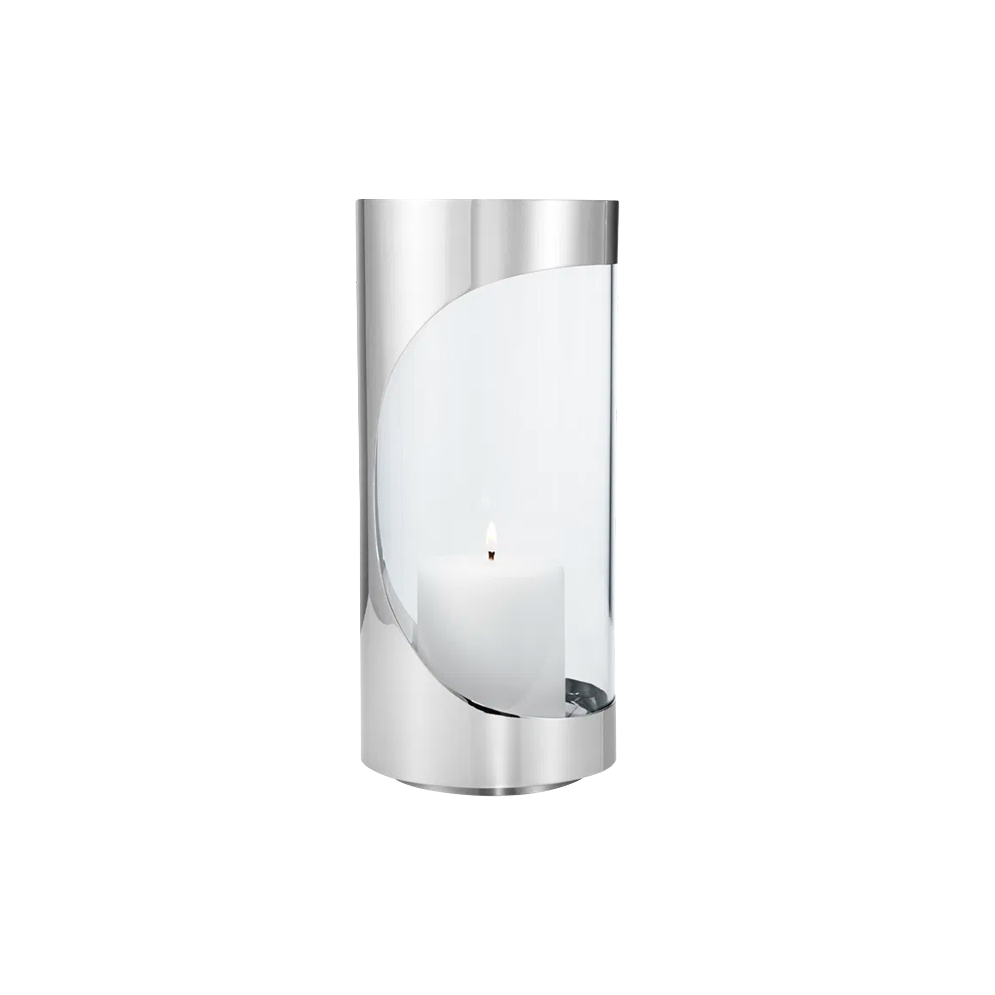 Georg Jensen - CHROME CONTOURS Lanterne - Ø12.3 cm