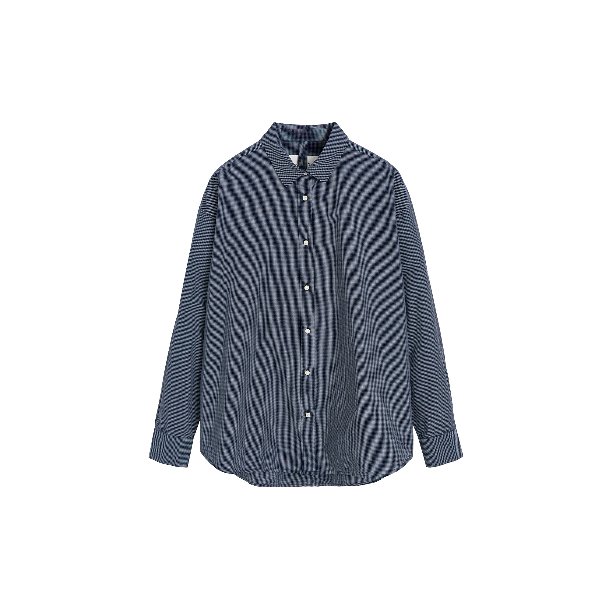 Aiayu - Shirt Check, navy check - Str. L