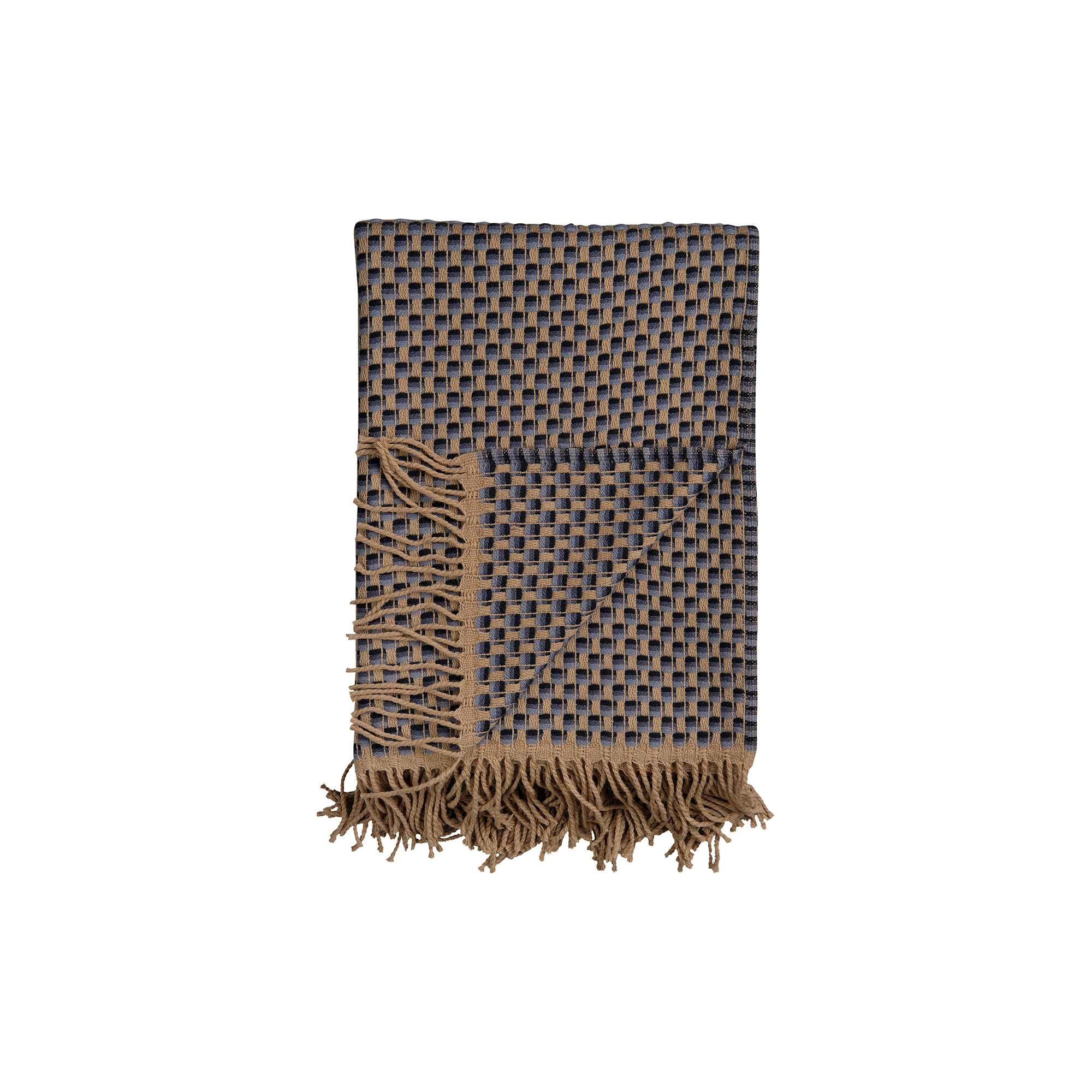 Røros Tweed - ISAK Throw, far away blue