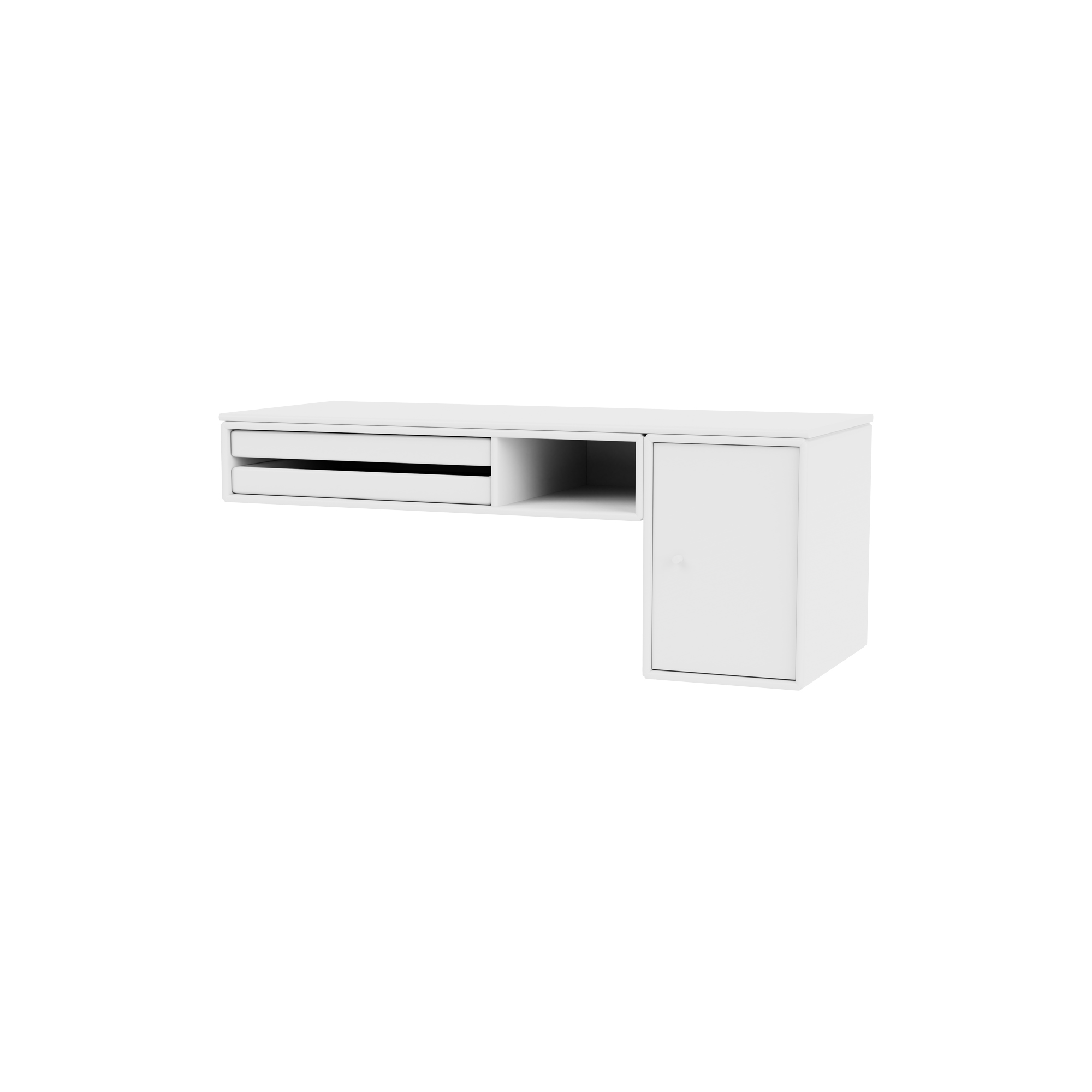 Montana Furniture - BUREAU skrivebord, 38 snow