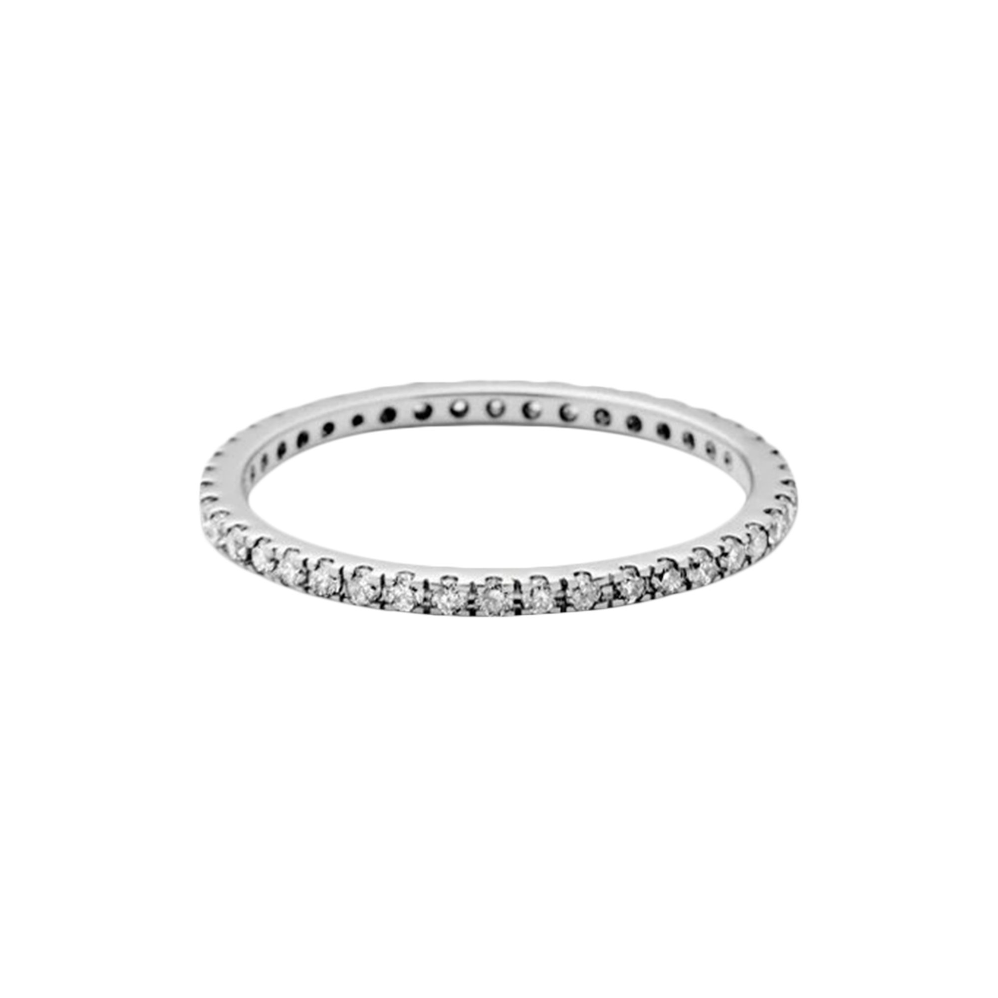 Ro Copenhagen - Rock Classic Grey diamantring, hvidguld - 52