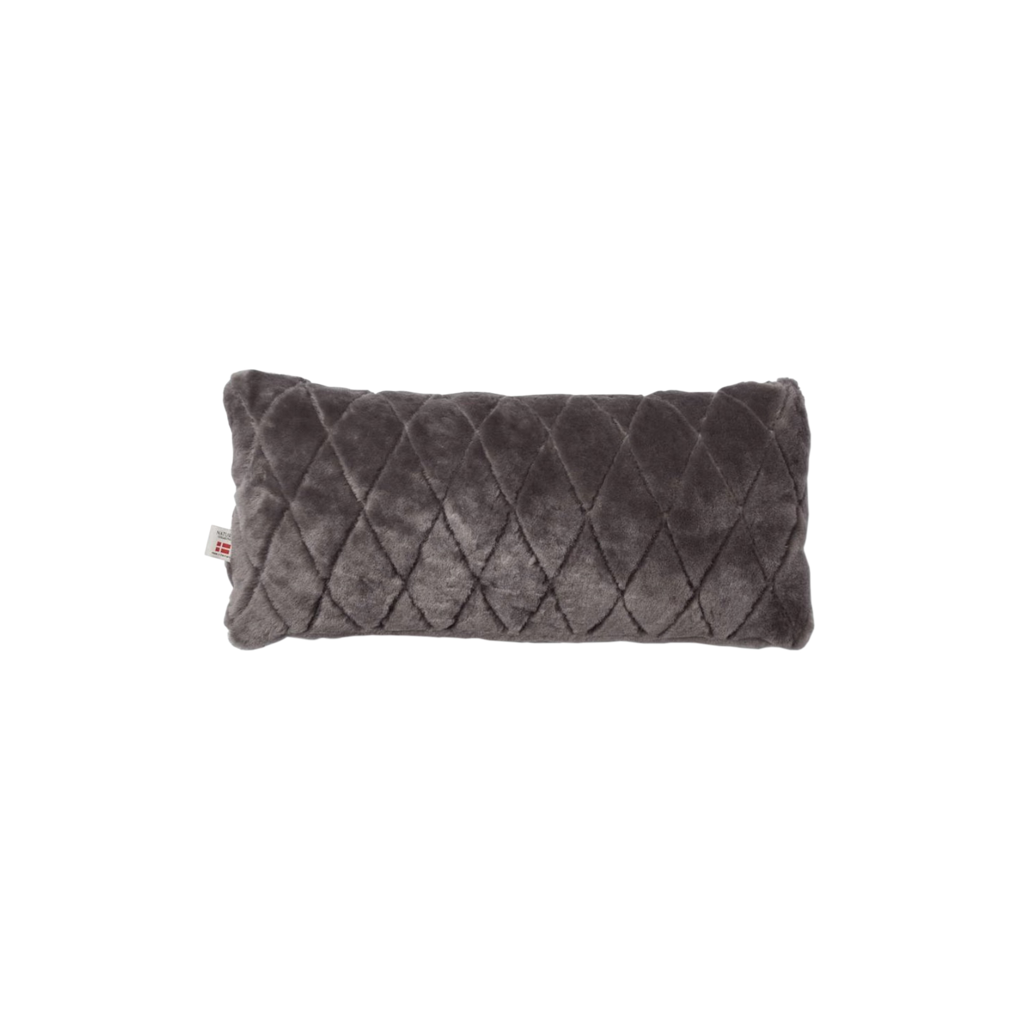 NATURES Collection - Leaf pude, dark grey - 28x56 cm.