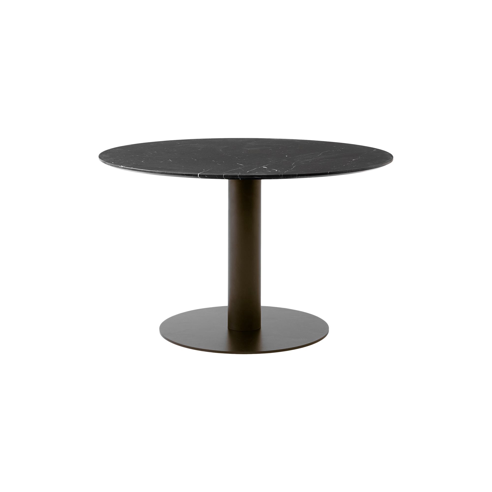 &Tradition - In Between SK19 spisebord, Nero Marquina/bronzed - H: 73 x Ø 120 cm.