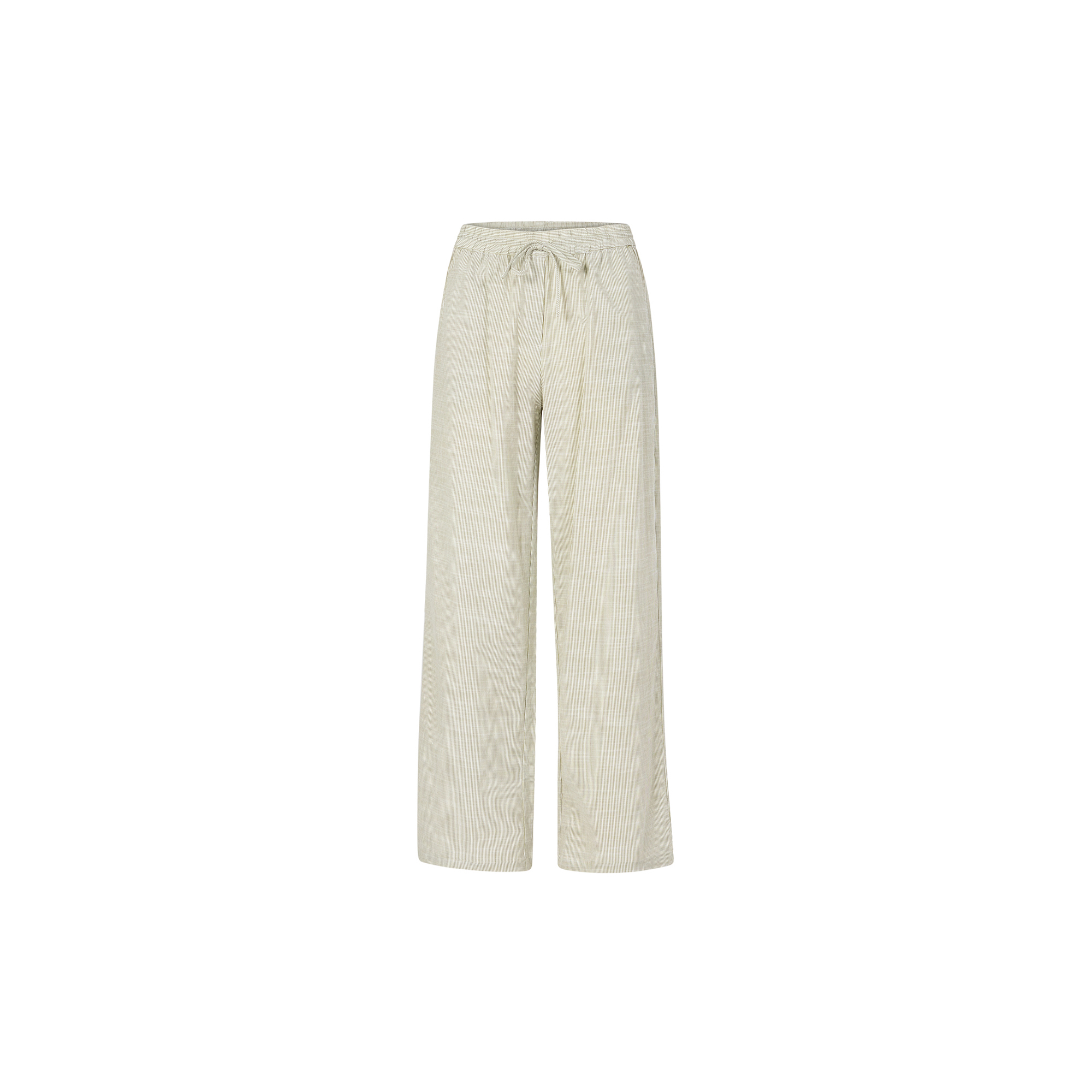 Coster Copenhagen - GWEN long pants, green stripe - Str. 34