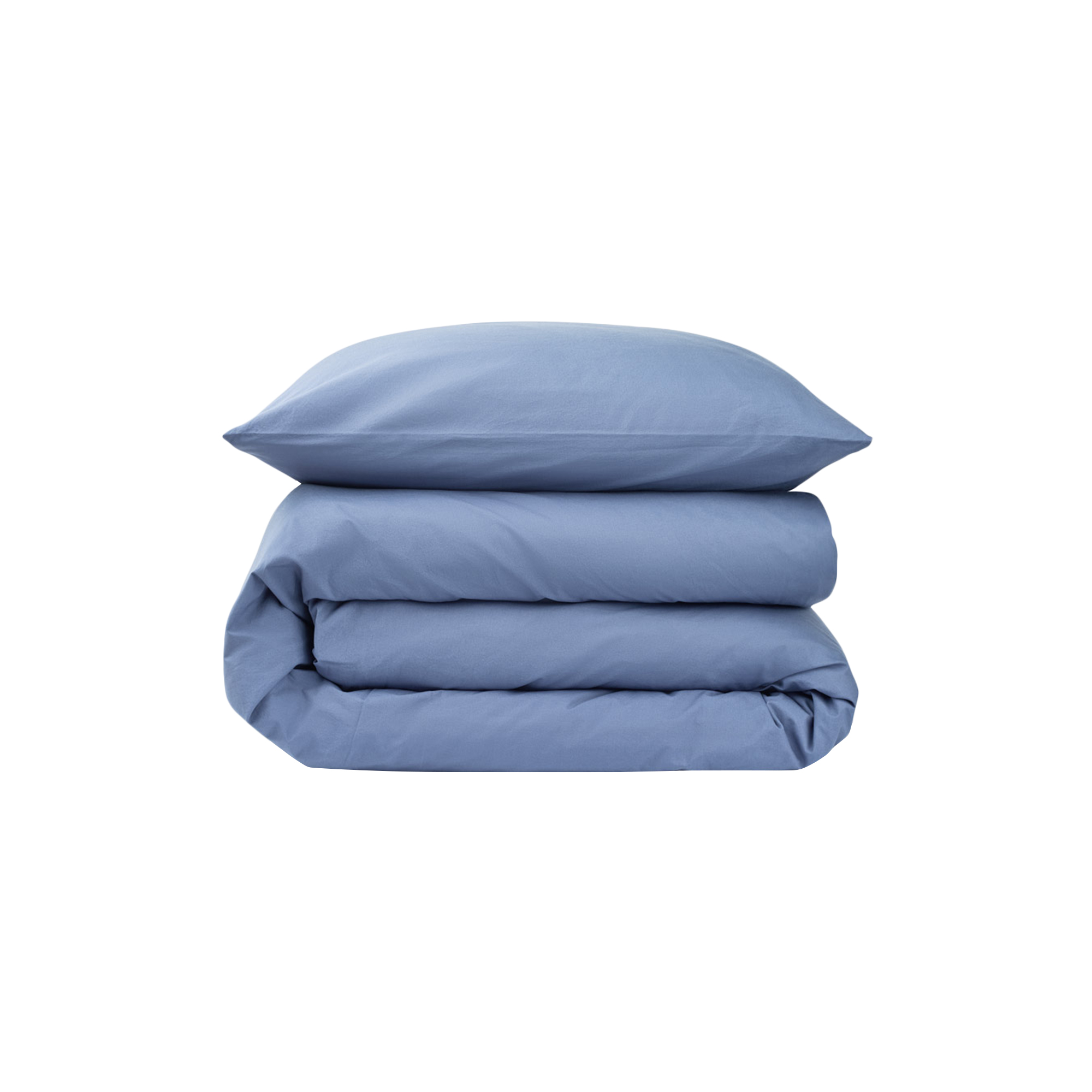 Sekan - Percale sengesæt, marineblå - 200x220-60x63 cm
