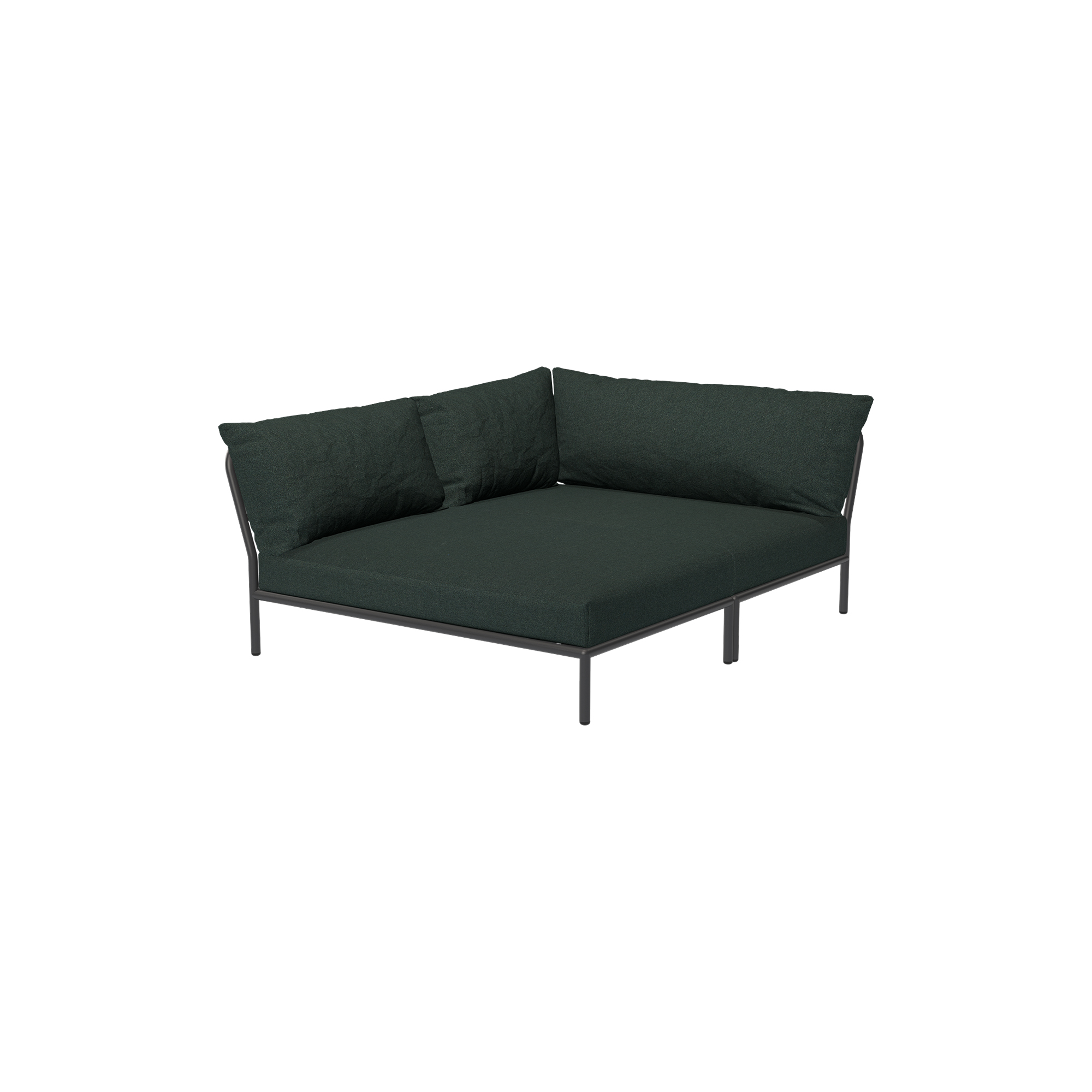 HOUE - LEVEL2 Cozy venstrevendt loungesofa, Sunbrella Heritage alpine - H: 68,5 x B: 173,5 x D: 139 cm.