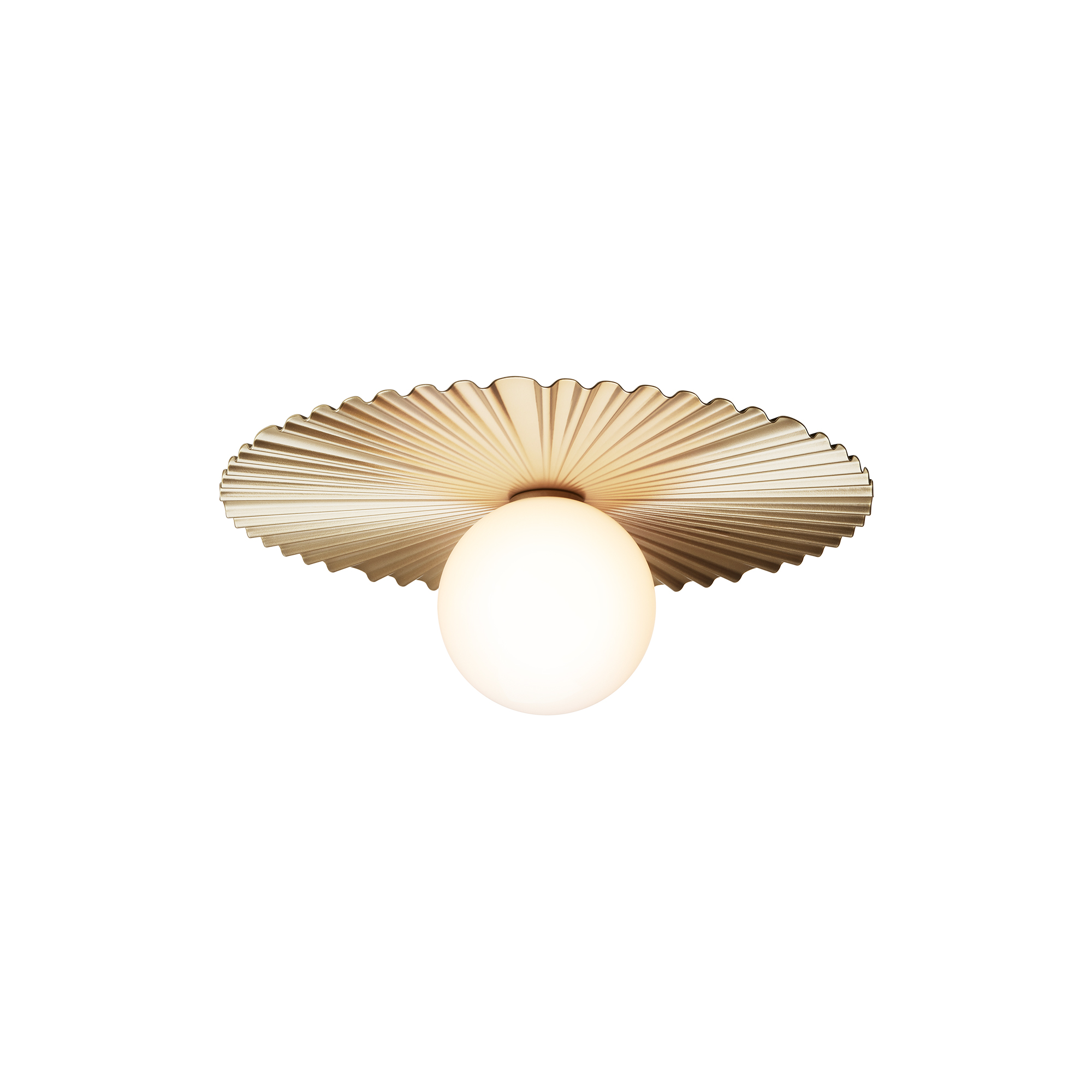 Nuura - Liila Muuse Medium Ceiling Lamp, nordic gold/opal
