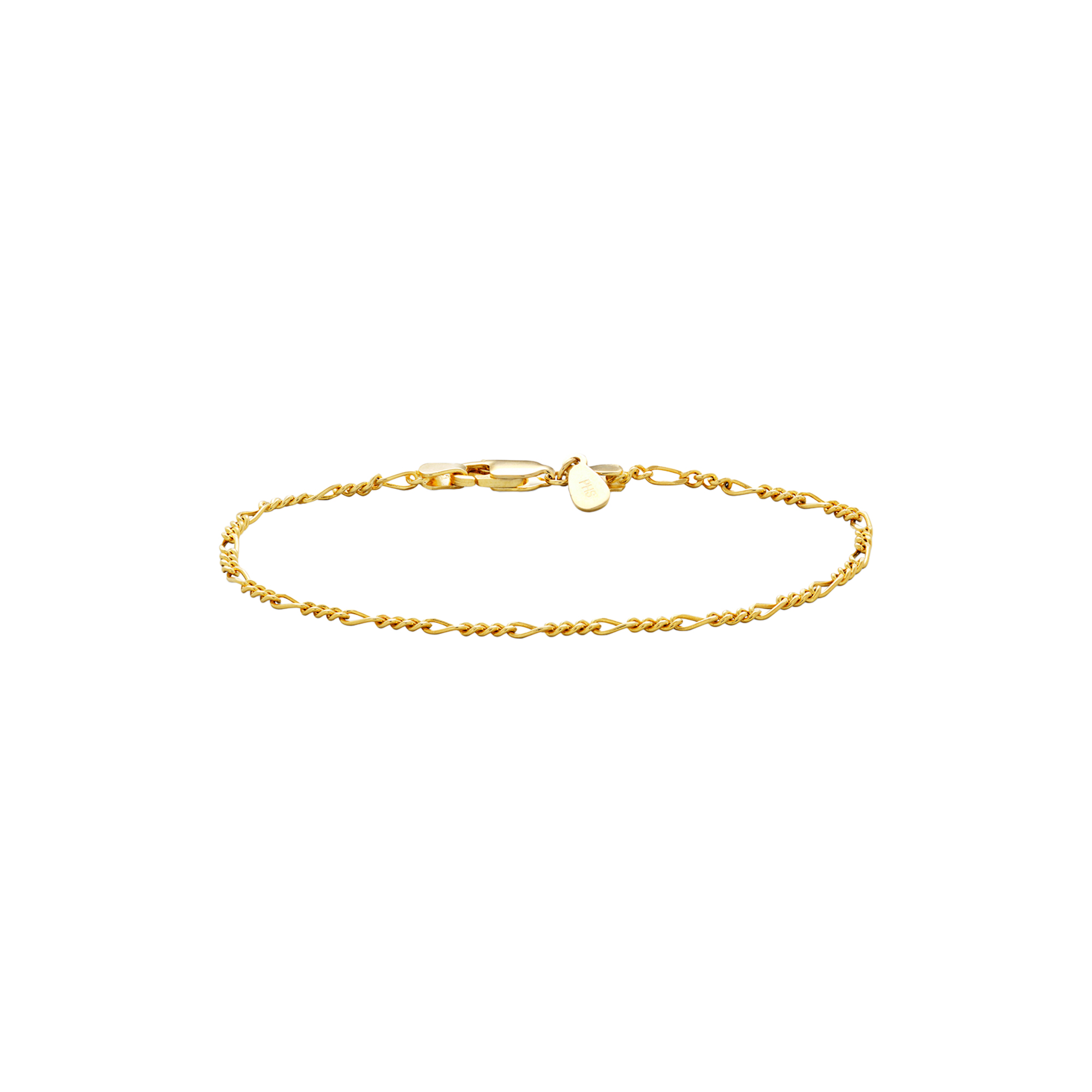 Philippa Studios - Figaro Armbånd Small, forgyldt - 17 cm