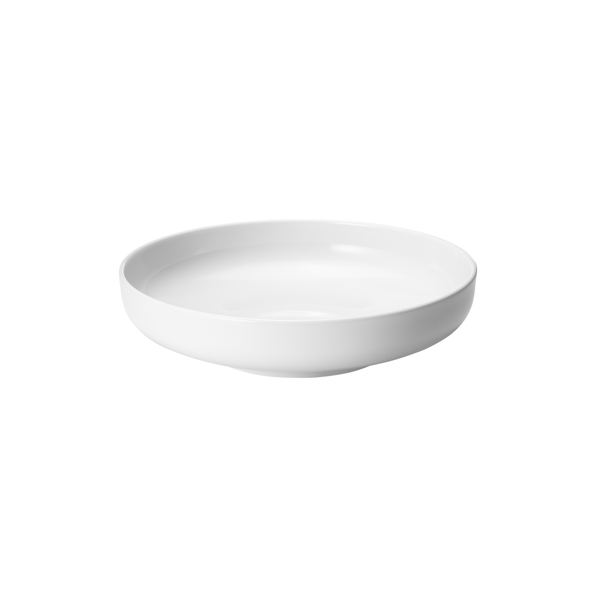 Georg Jensen - KOPPEL dyb tallerken 21 cm, hvid, Henning Koppel