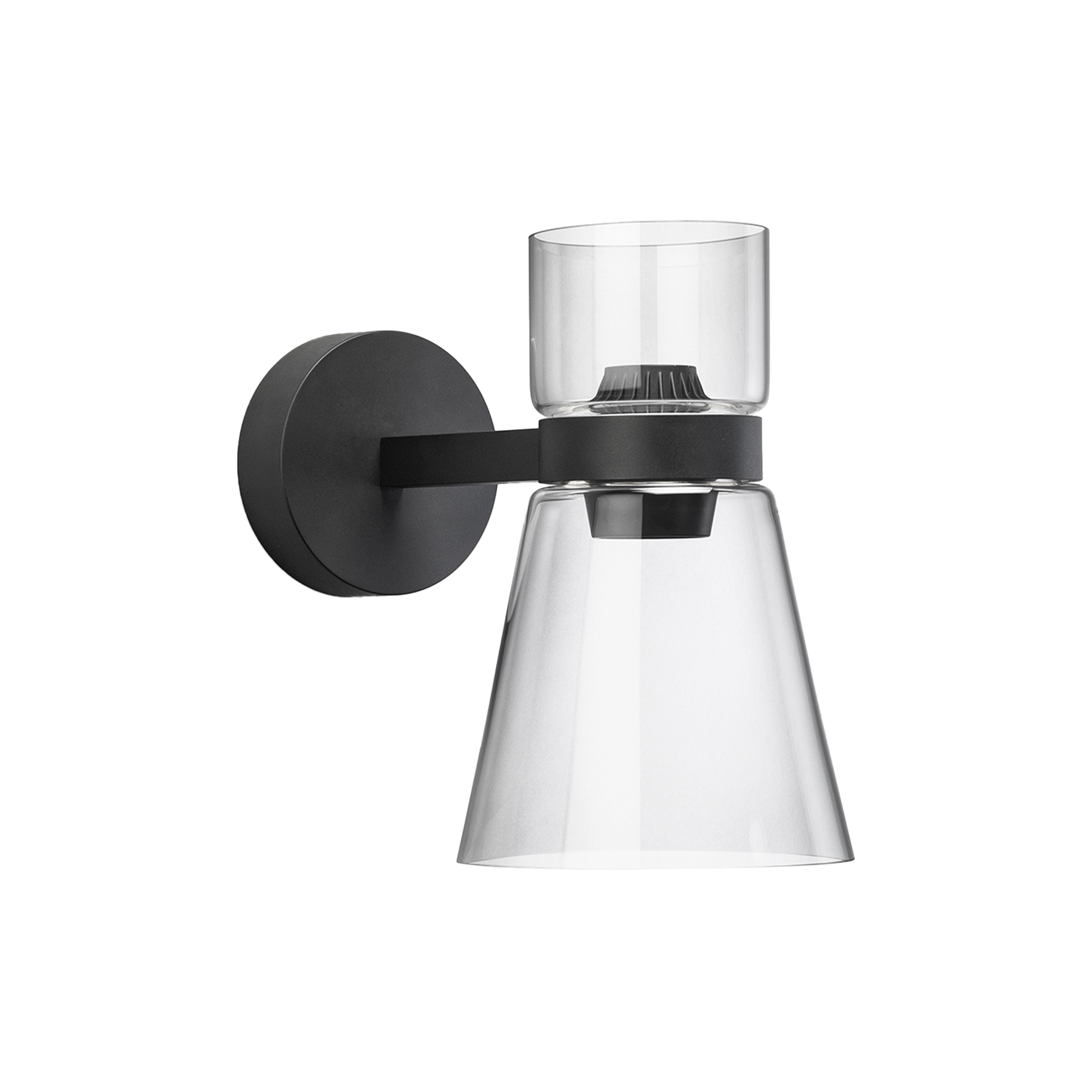 Flos - NOCTURNE W CONE Wall Lamp, black