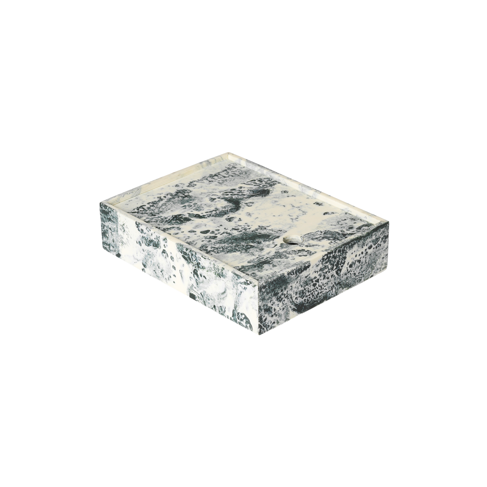 Ferm Living - Mist Box 15x20, emerald off-white - 15x20 cm