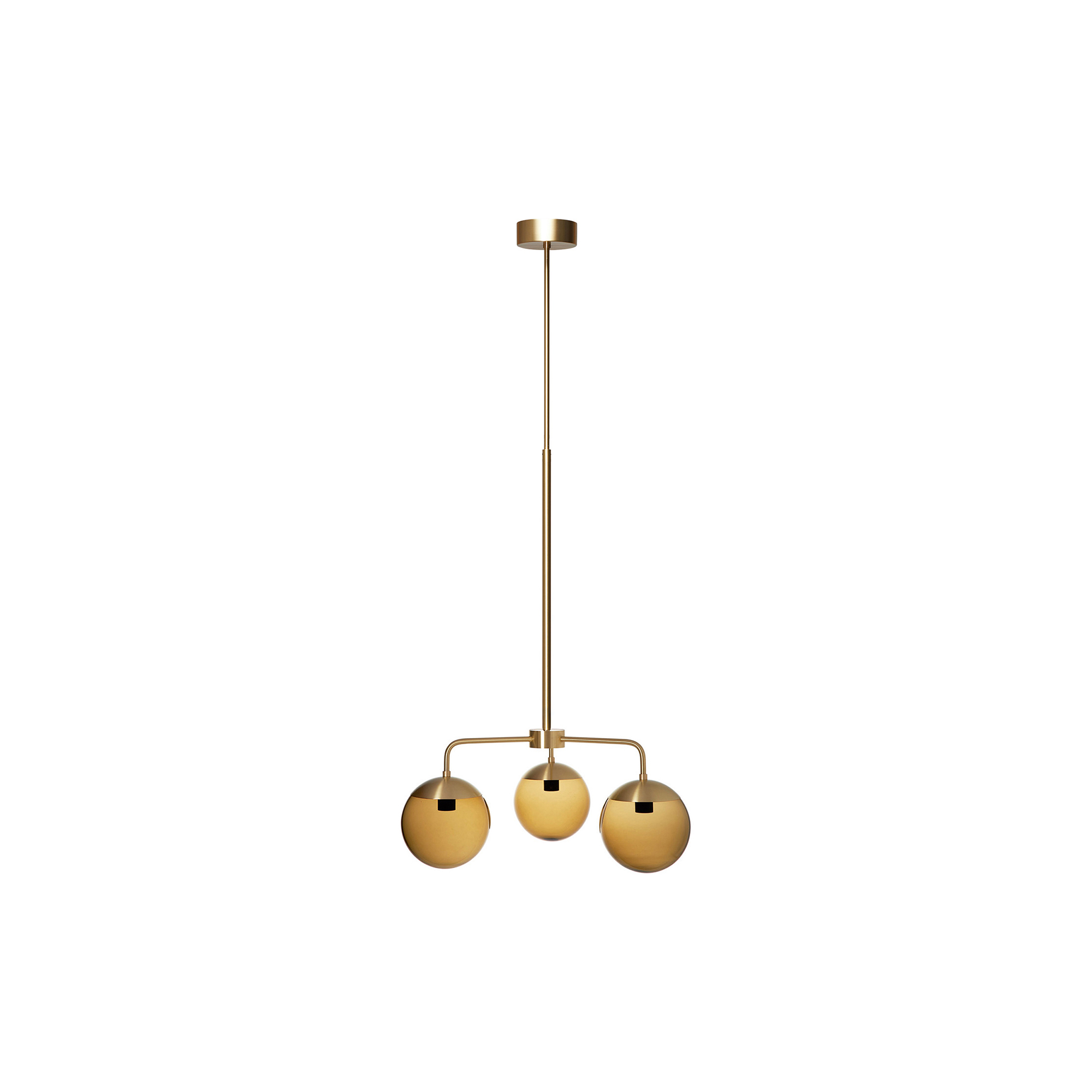 Rubn - Lord 3 Chandelier, brass/brown