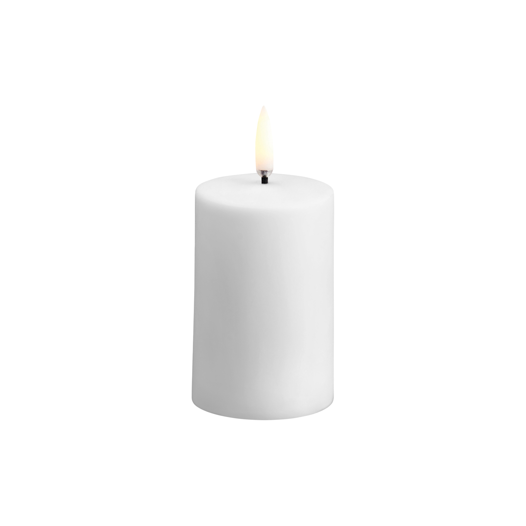 Uyuni Lighting - Outdoor LED pillar candle 7,8 cm, white, Outdoor Collection - H7.8 cm