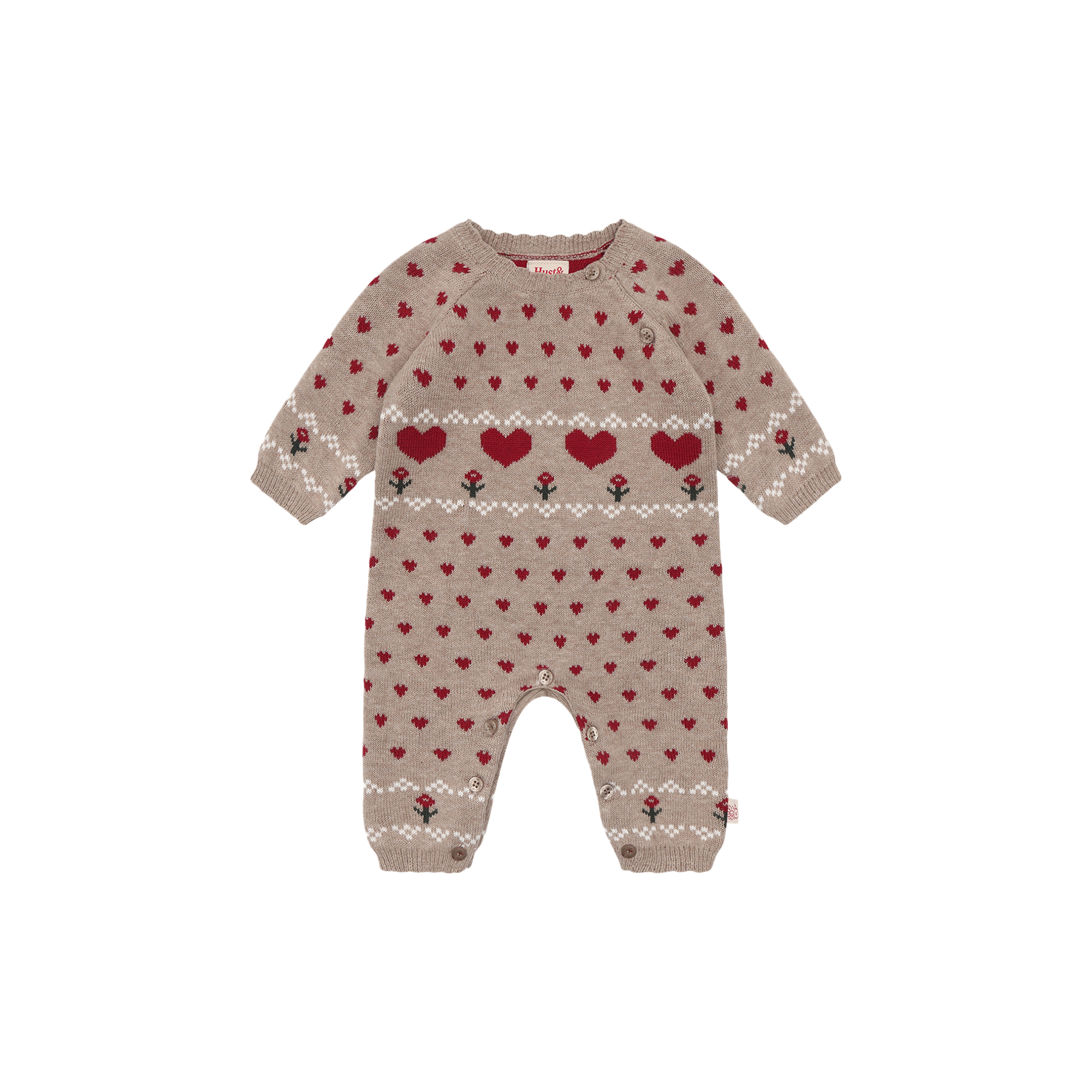 Hust & Claire - HCMill Heart, biscuit - Str. 56
