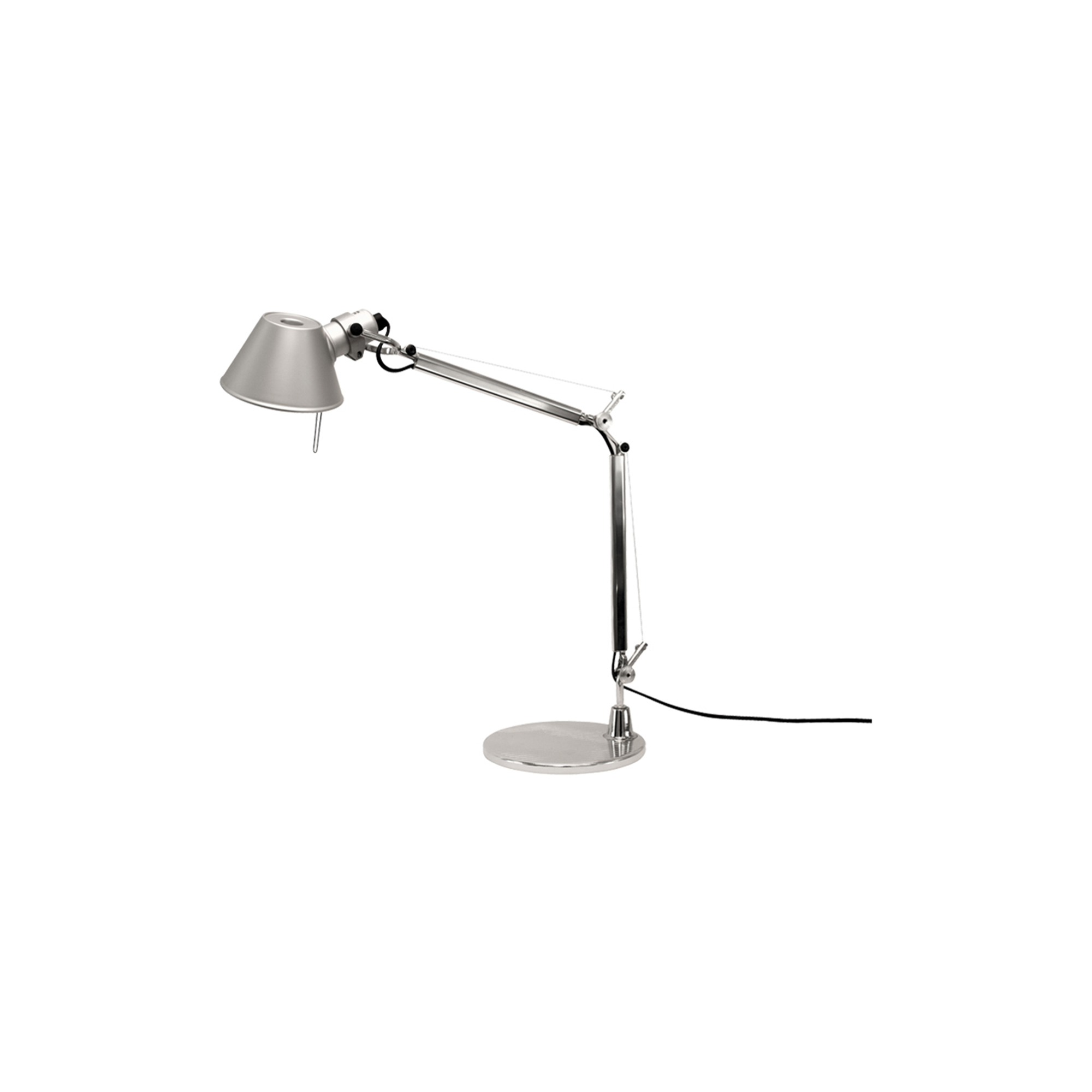 Artemide - Tolomeo Midi bordlampe, aluminium - H: 50 x L: 60 x Ø 18 cm.