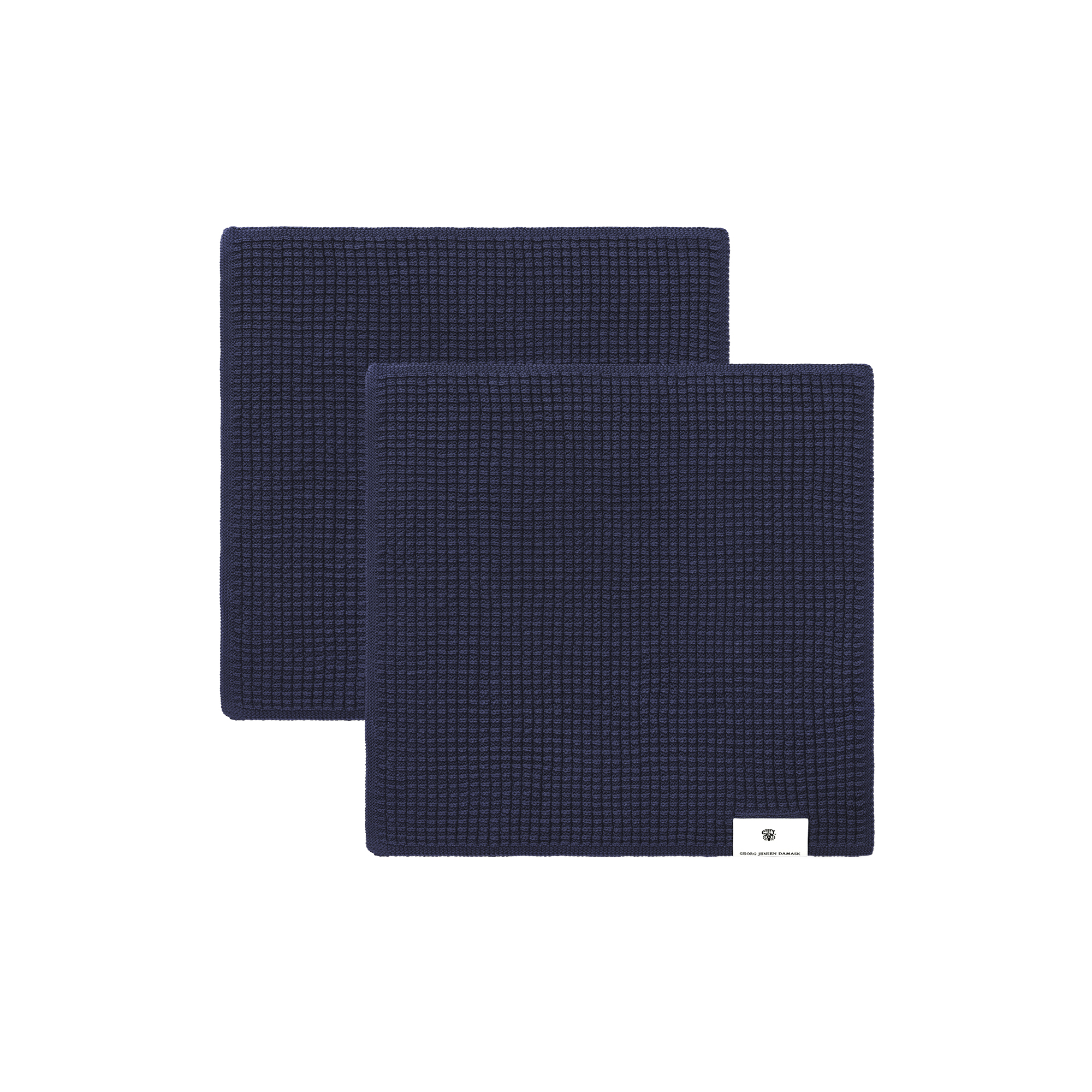 Georg Jensen Damask - 3PLY karklud, dark blue
