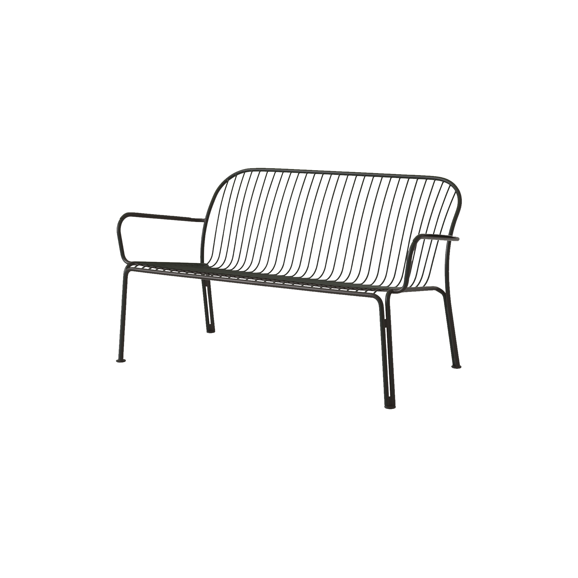 &Tradition - Thorvald SC110 Outdoor Lounge Sofa, warm black