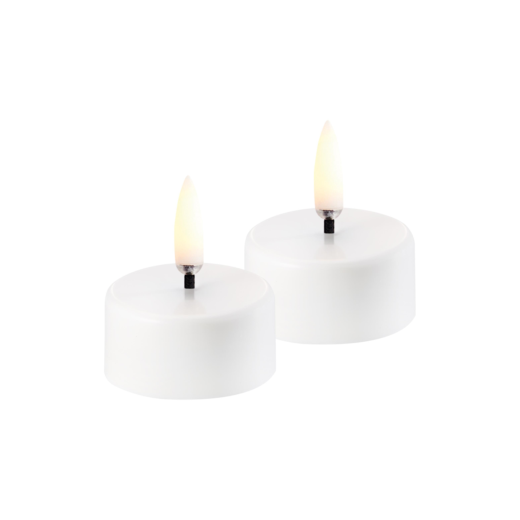 Uyuni Lighting - LED rechargeable tealight 2 stk., white