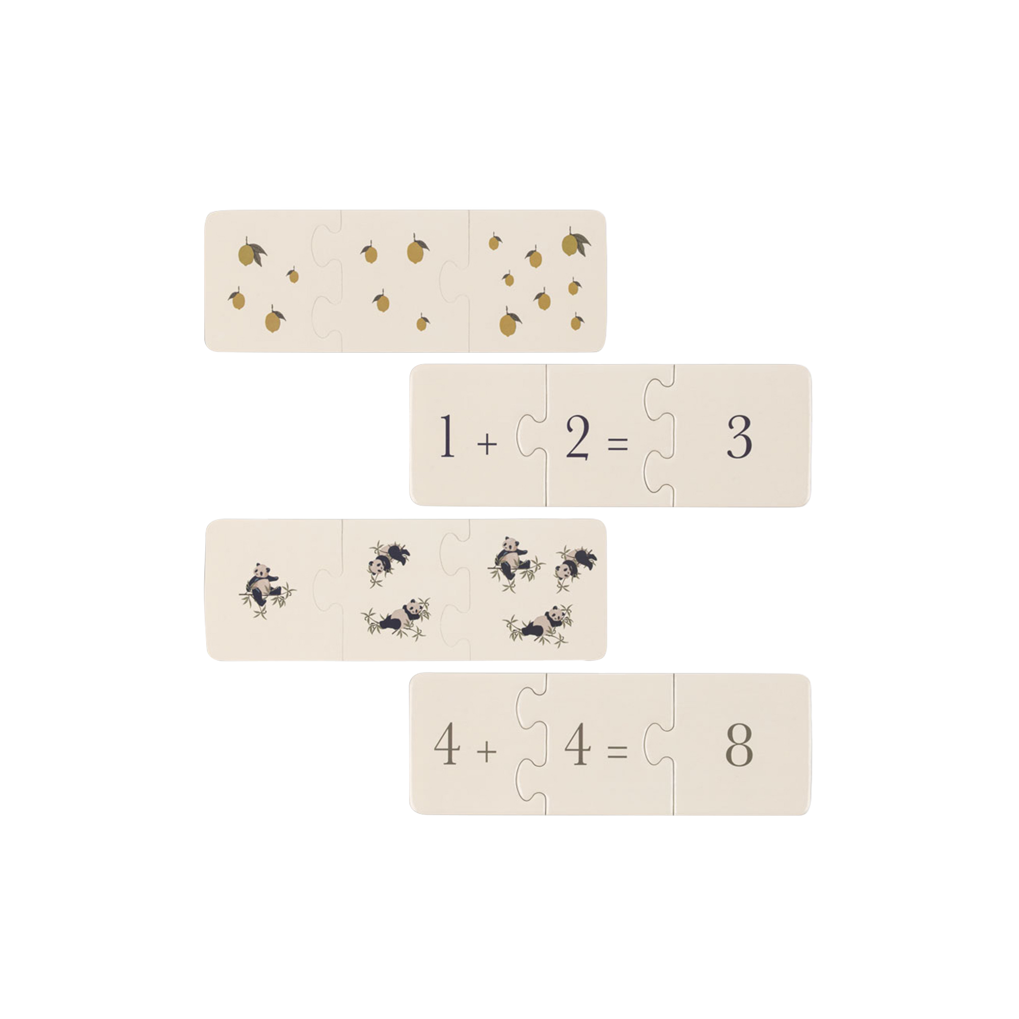 Konges Sløjd - Cardboard Puzzle Math