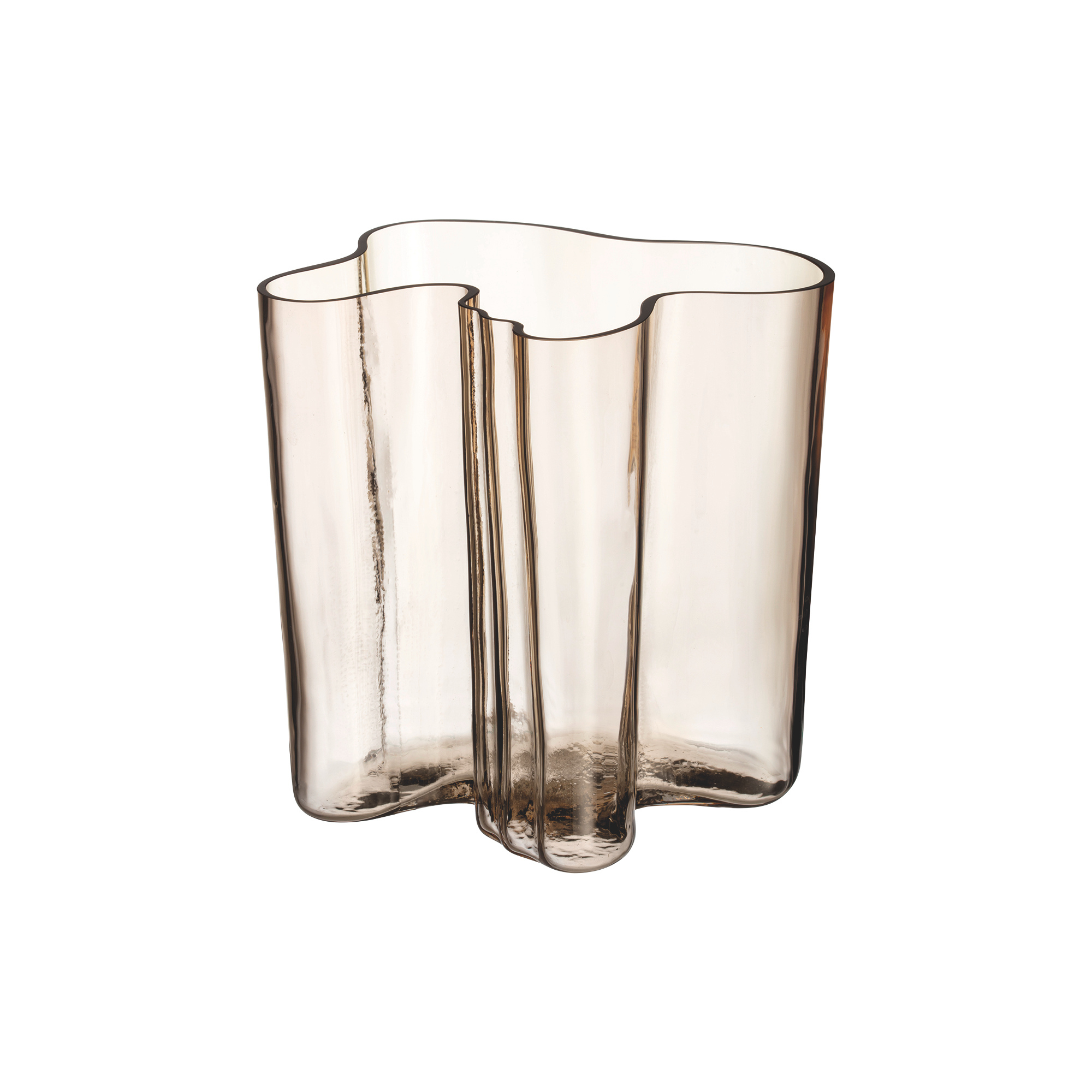 Iittala - Aalto vase 200mm linen wm, Alvar Aalto Collection - Grey