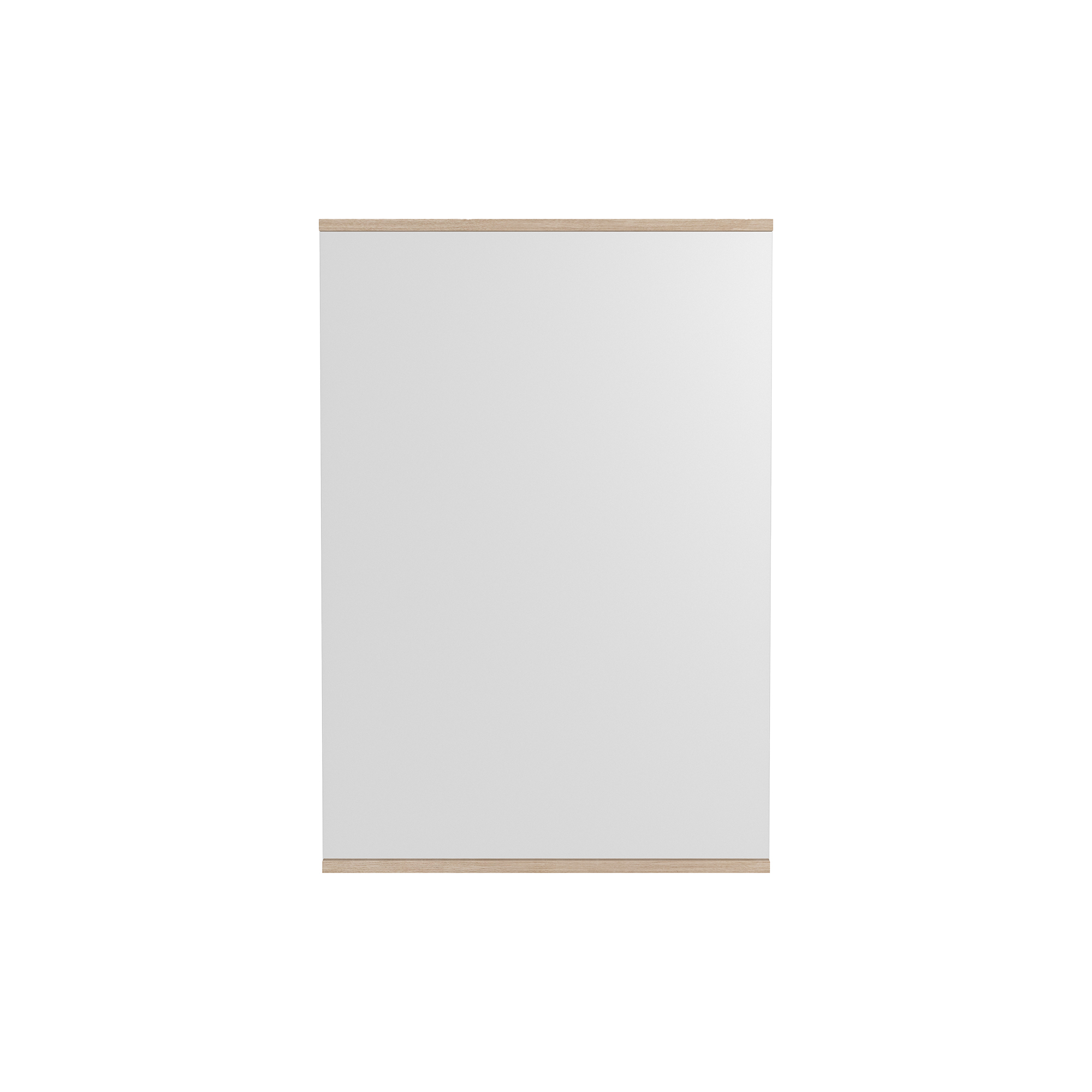 MOEBE - Rectangular Wall Mirror, oak - 70x100 cm