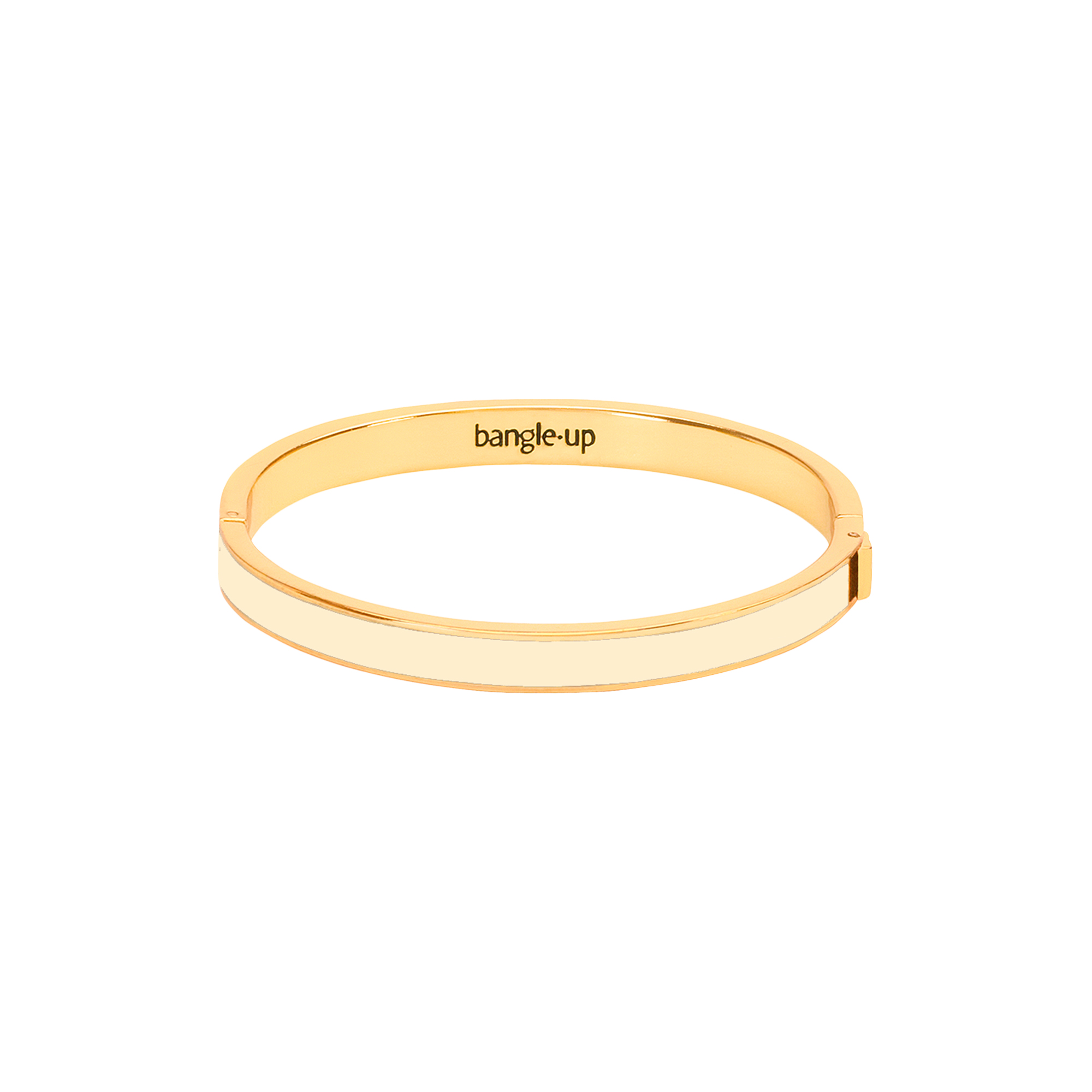 bangle up - BANGLE Bracelet 7 mm T2, white sand - T2
