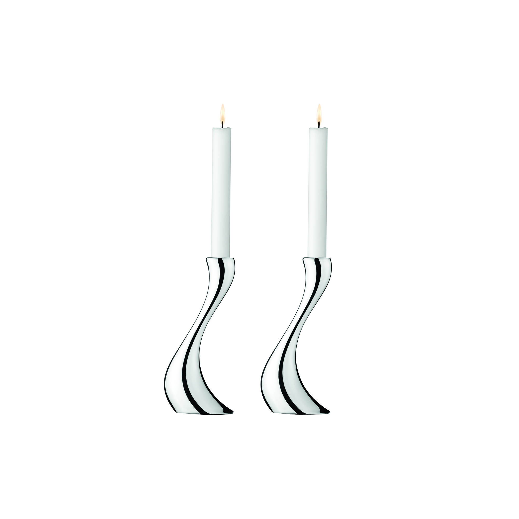 Georg Jensen - Cobra Lysestaker medium, 2 stk. - Medium