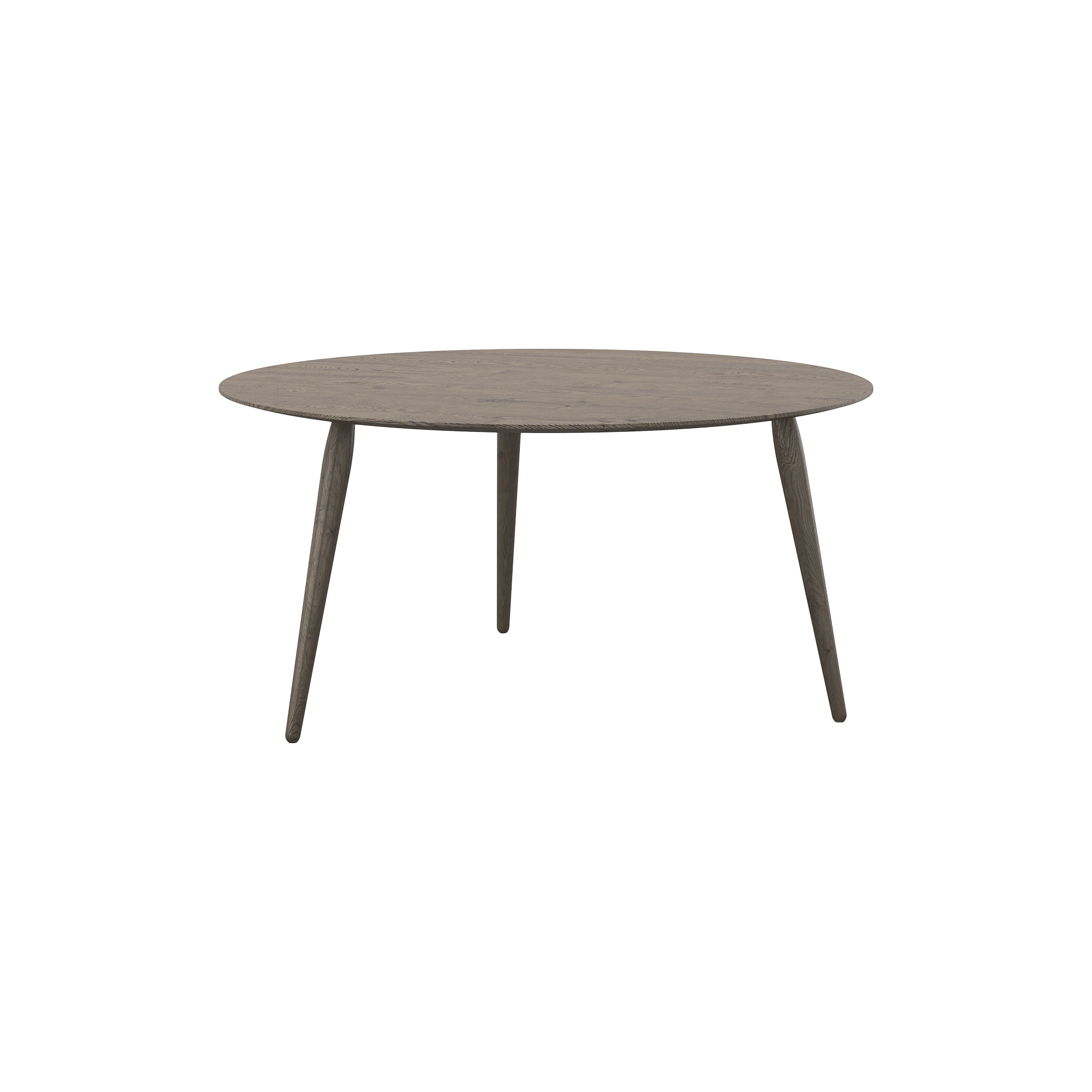 Bruunmunch Furniture - PLAYround Ø90 sofabord, røget eg - H44 cm