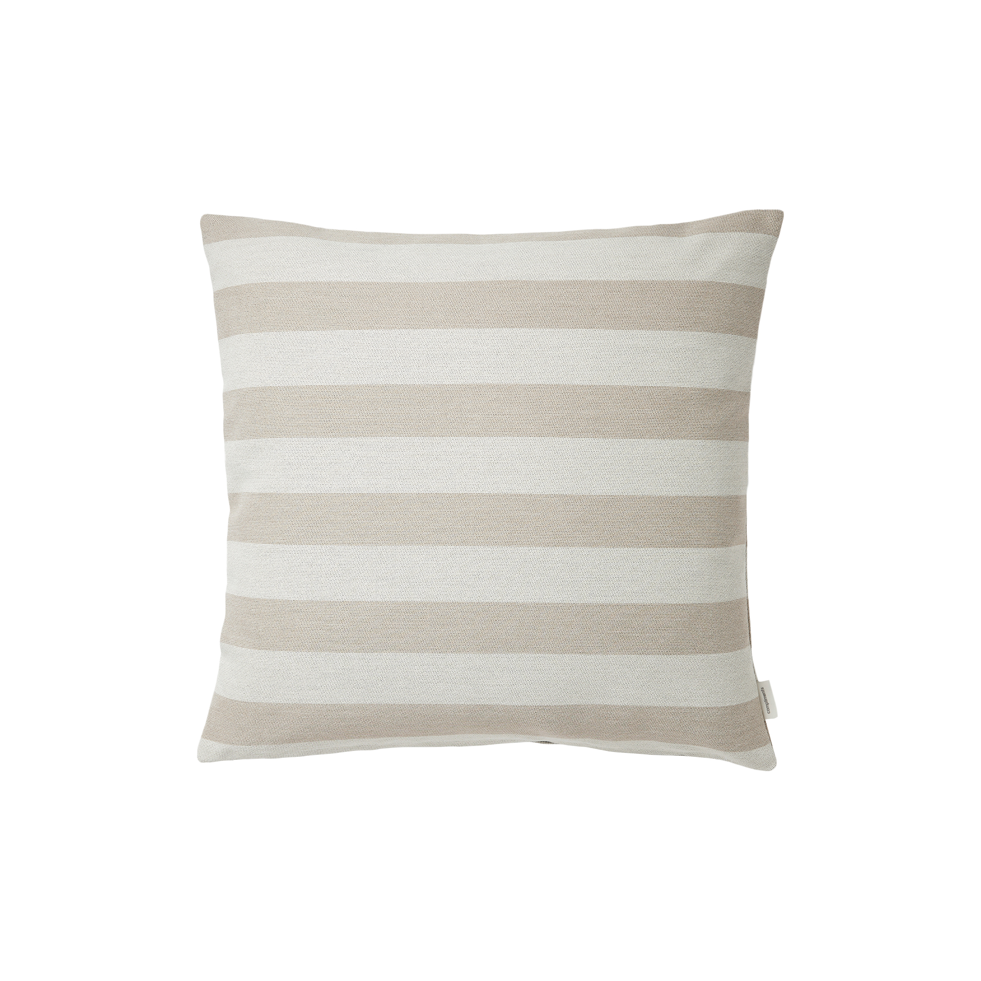 Compliments - Outdoor Stripe pude, beige - 45x45 cm