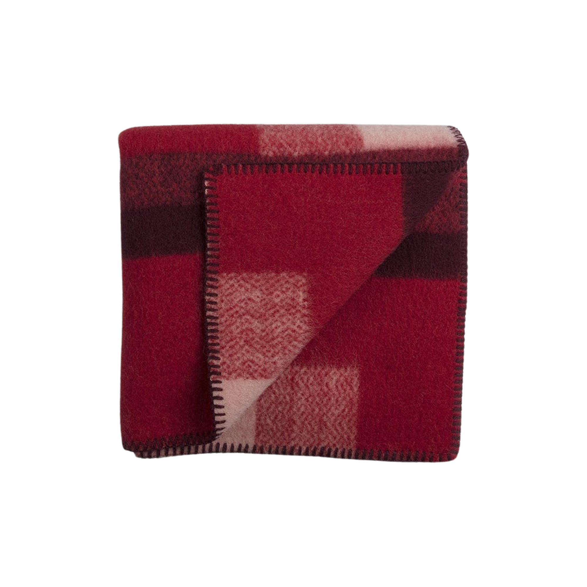 Røros Tweed - MIKKEL Half Size Throw, red