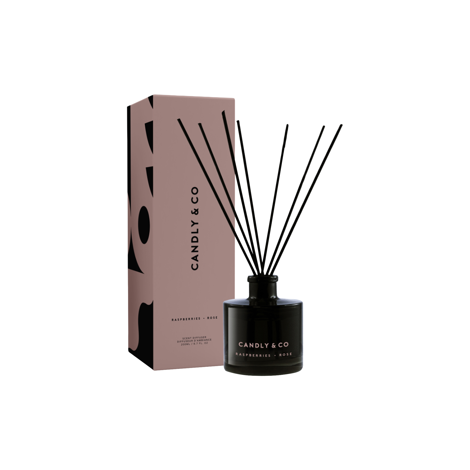 Candly & Co - No. 7 Diffuser, Raspberries/Rose