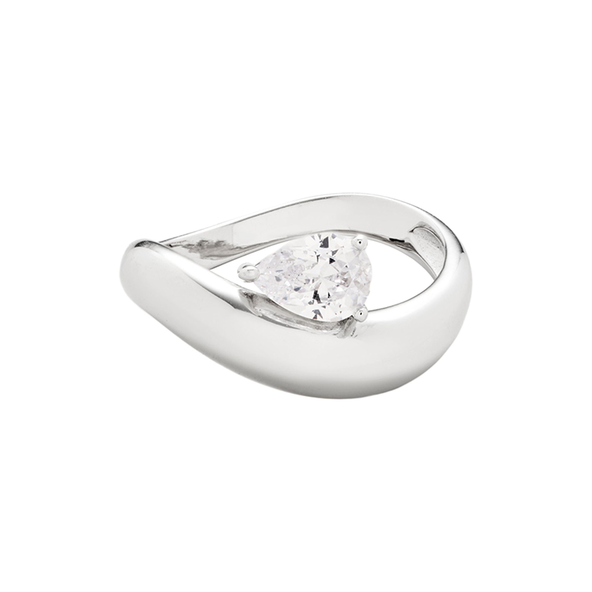 Philippa Studios - Wave Pave Combo Ring - 56