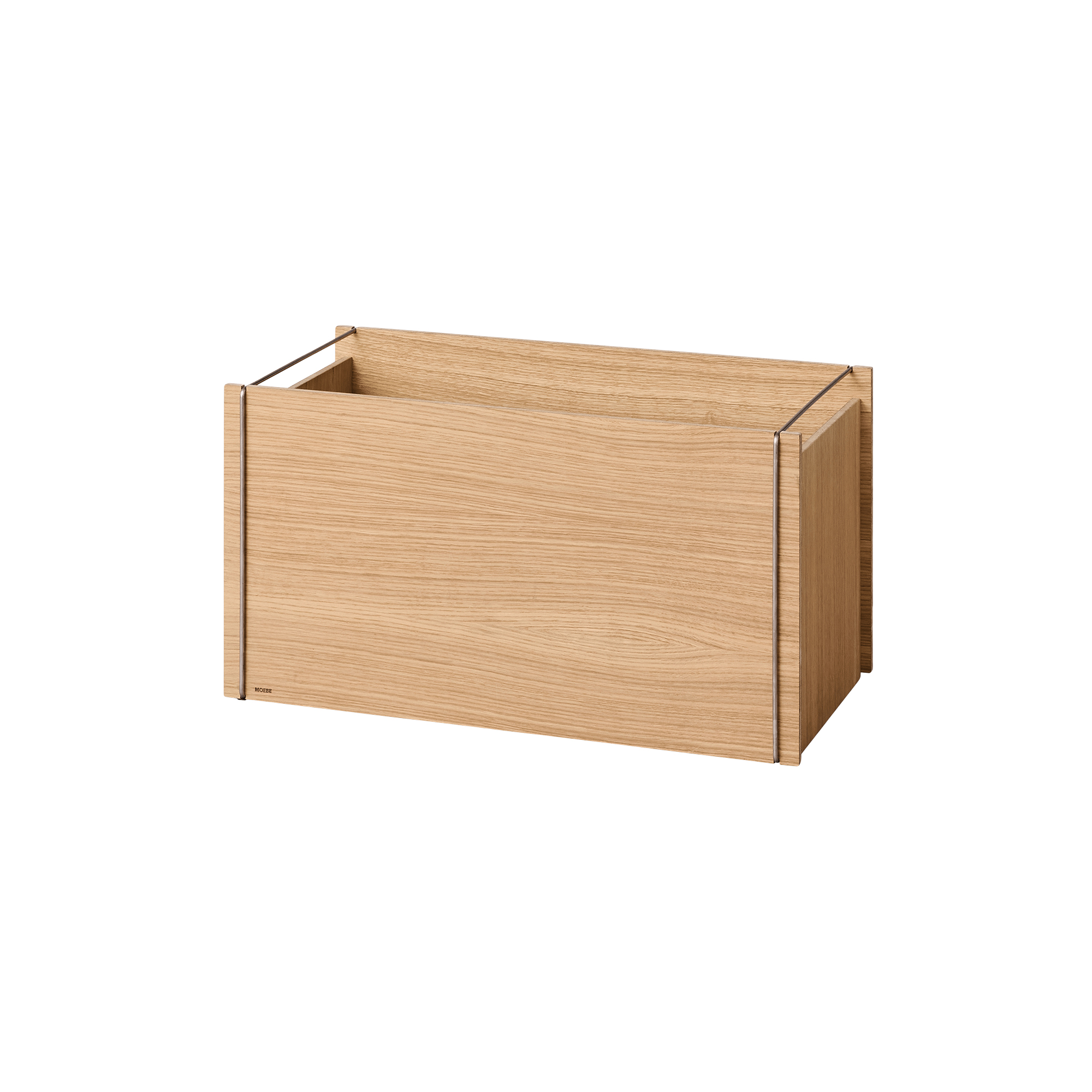 MOEBE - Storage Box | Oiled Oak/Stainless Steel | Opbevaringskasse