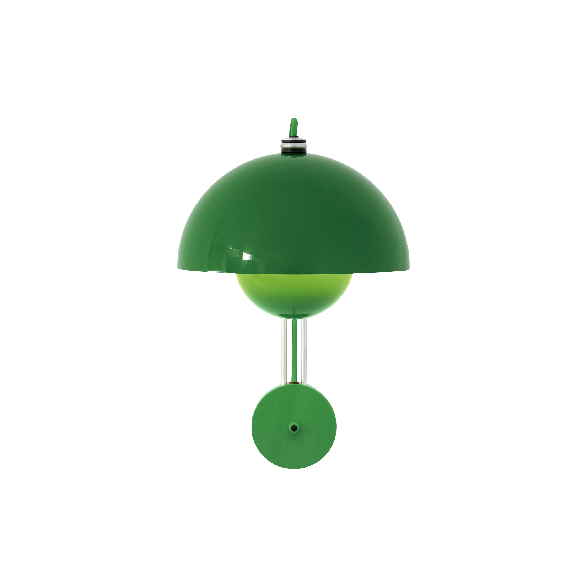 &Tradition - Flowerpot VP8 Wall Lamp, signal green - H: 36 x Ø 23 cm.