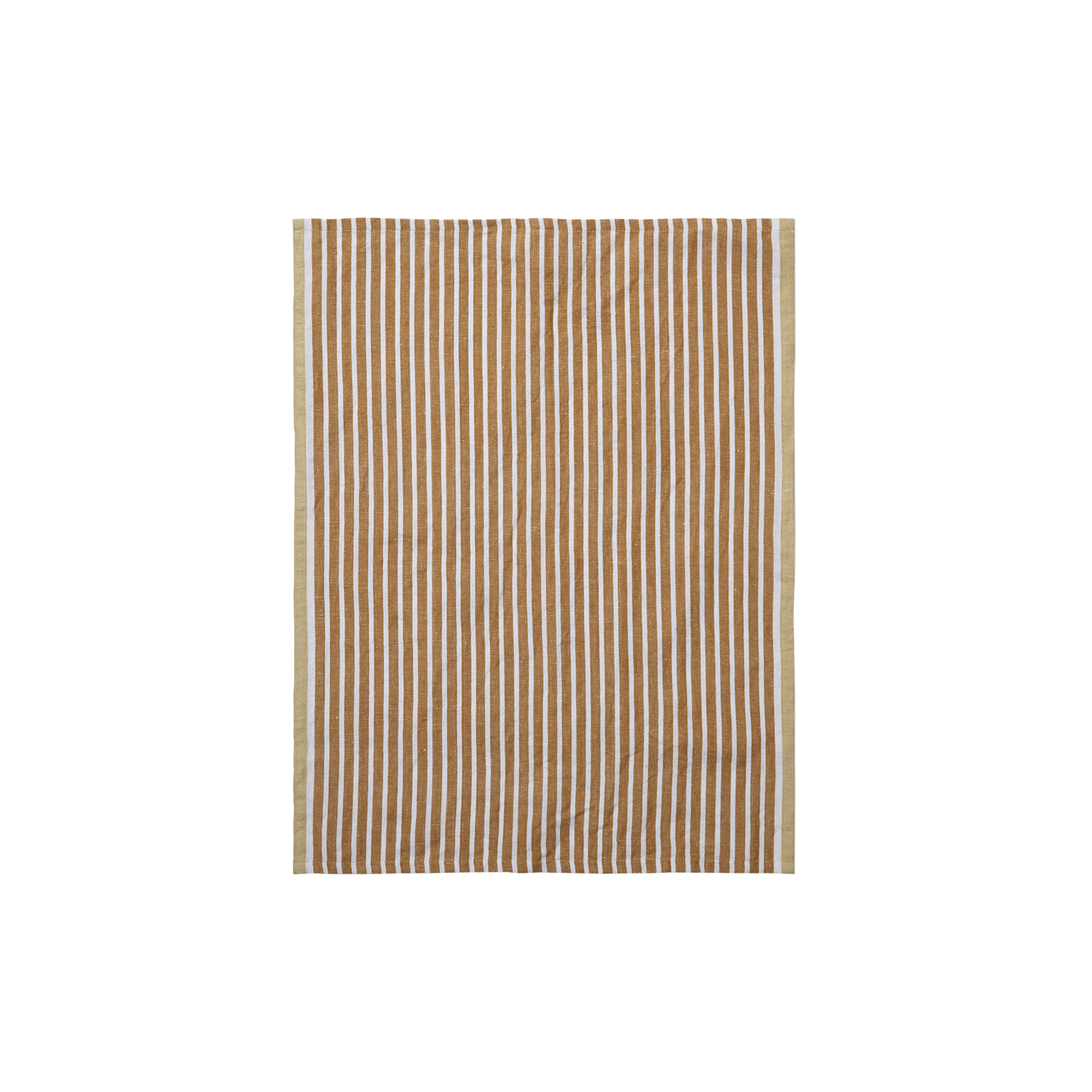 Ferm Living - Hale Tea Towel, golden brown/silver fern