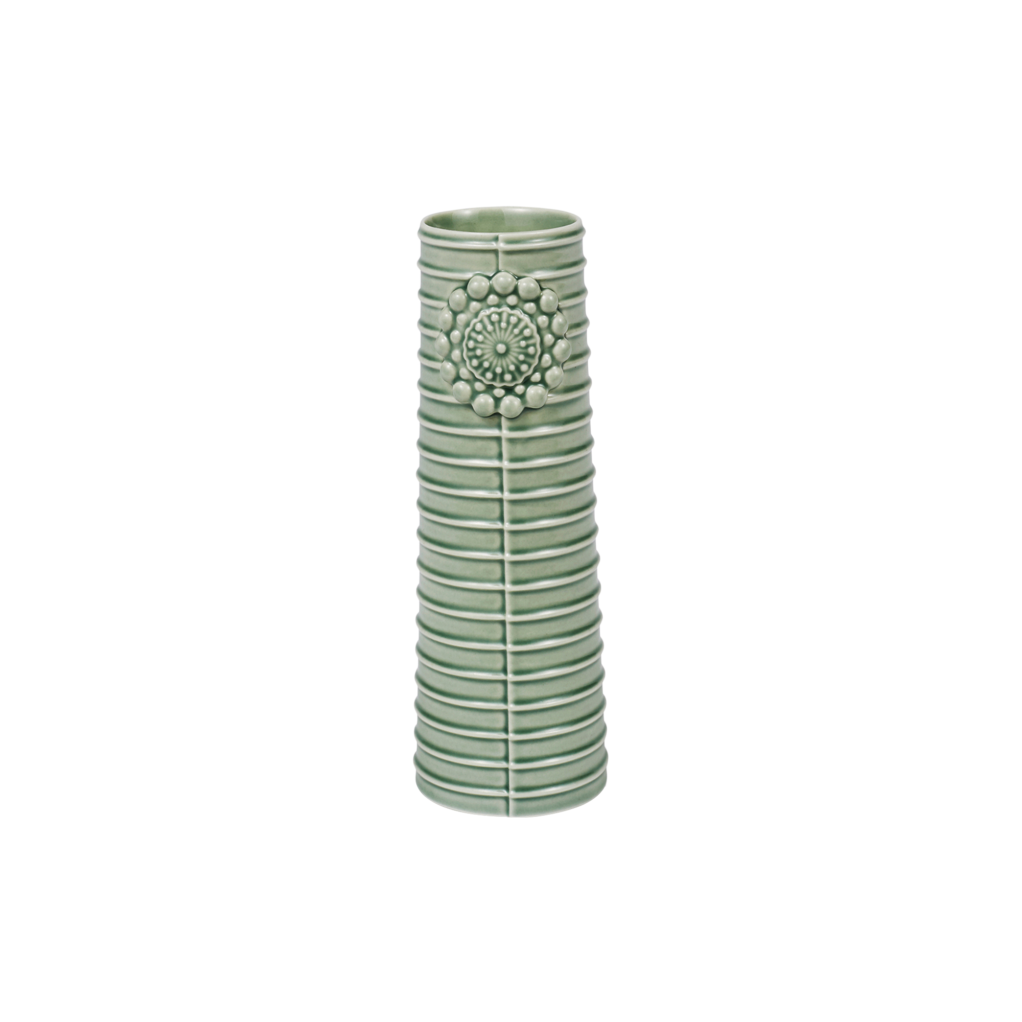 Dottir Nordic Design - Pipanella Lines vase, green - Small