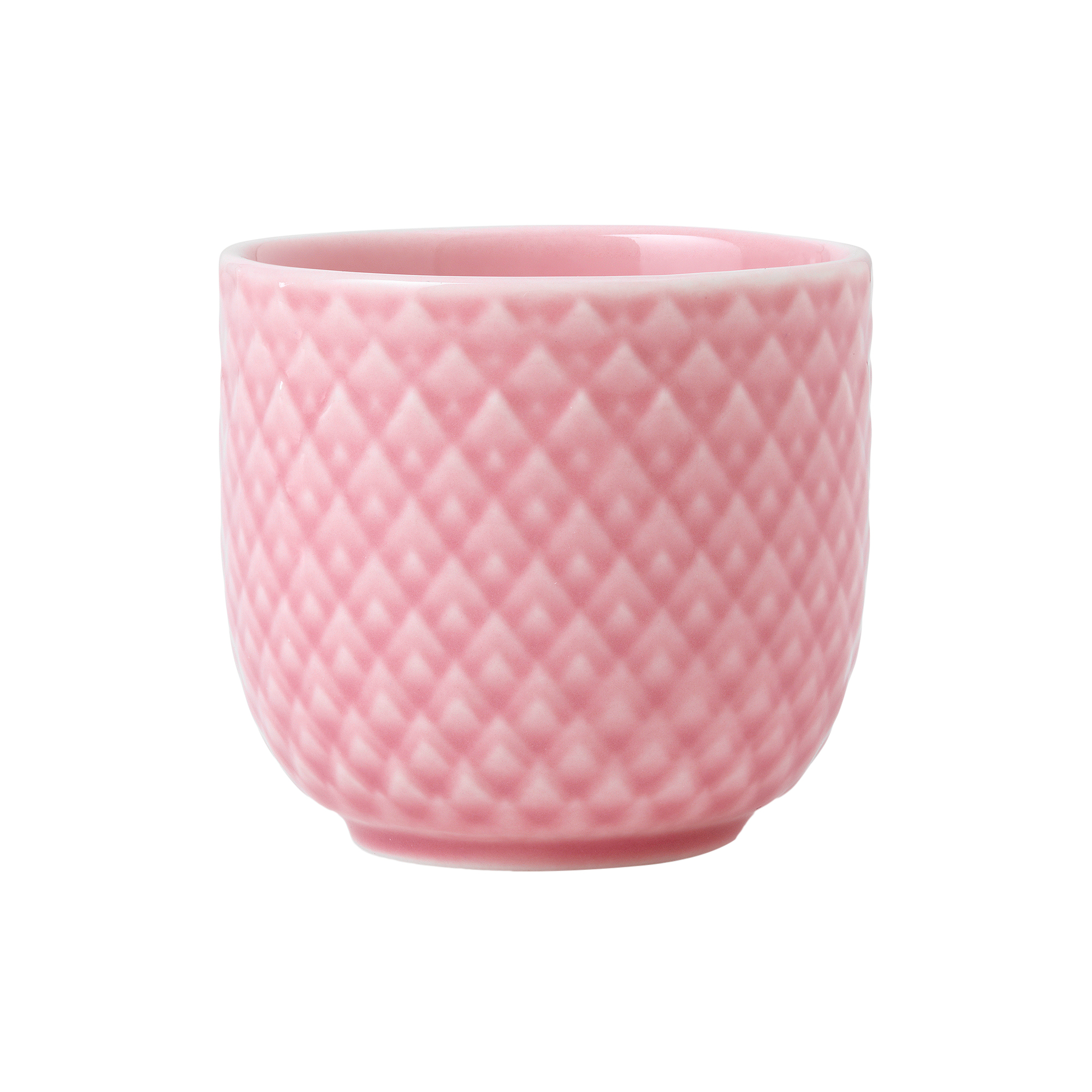 Lyngby Porcelæn - Rhombe Color æggebæger, rosa