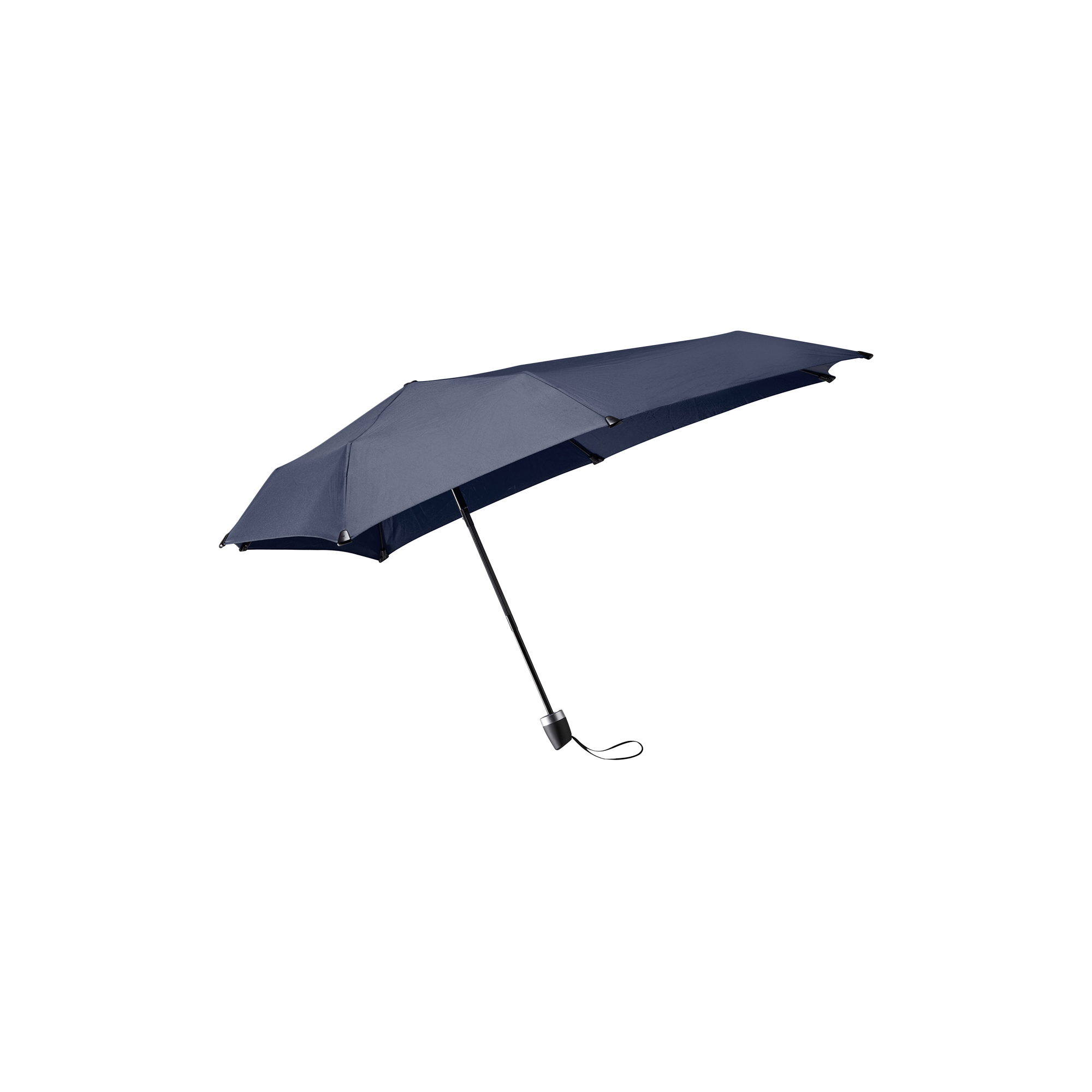 Senz - Mini foldable storm umbrella, midnight blue - 91x91 cm
