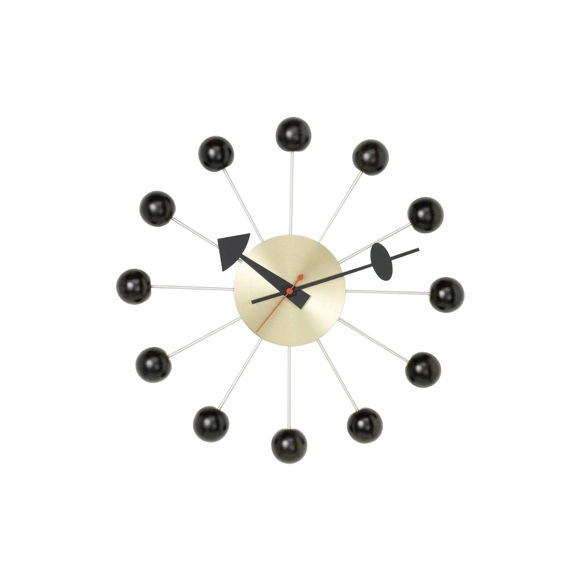 Vitra - Ball vægur, black - Ø 13 cm.