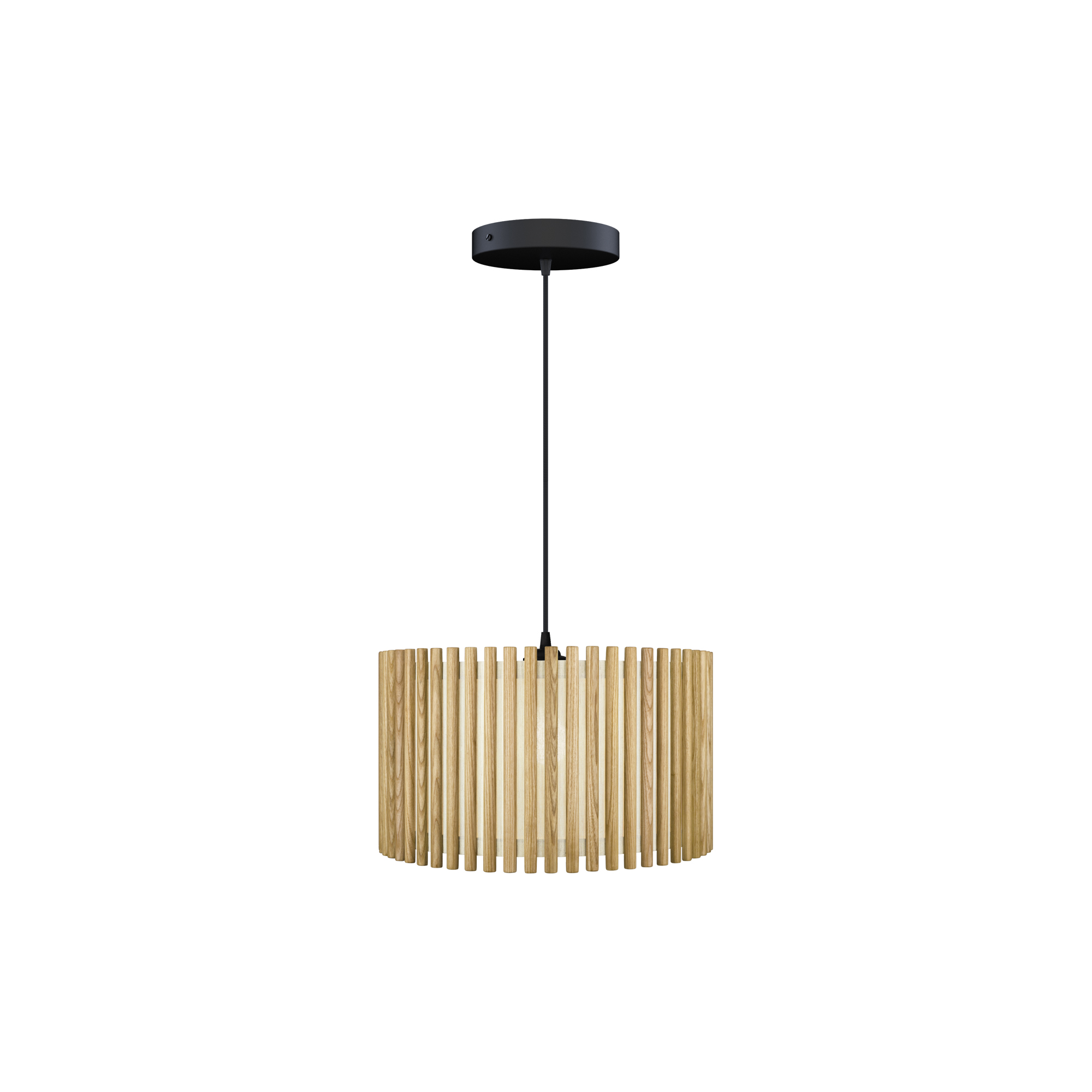 UMAGE - Komorebi Circle Pendant, oak/black