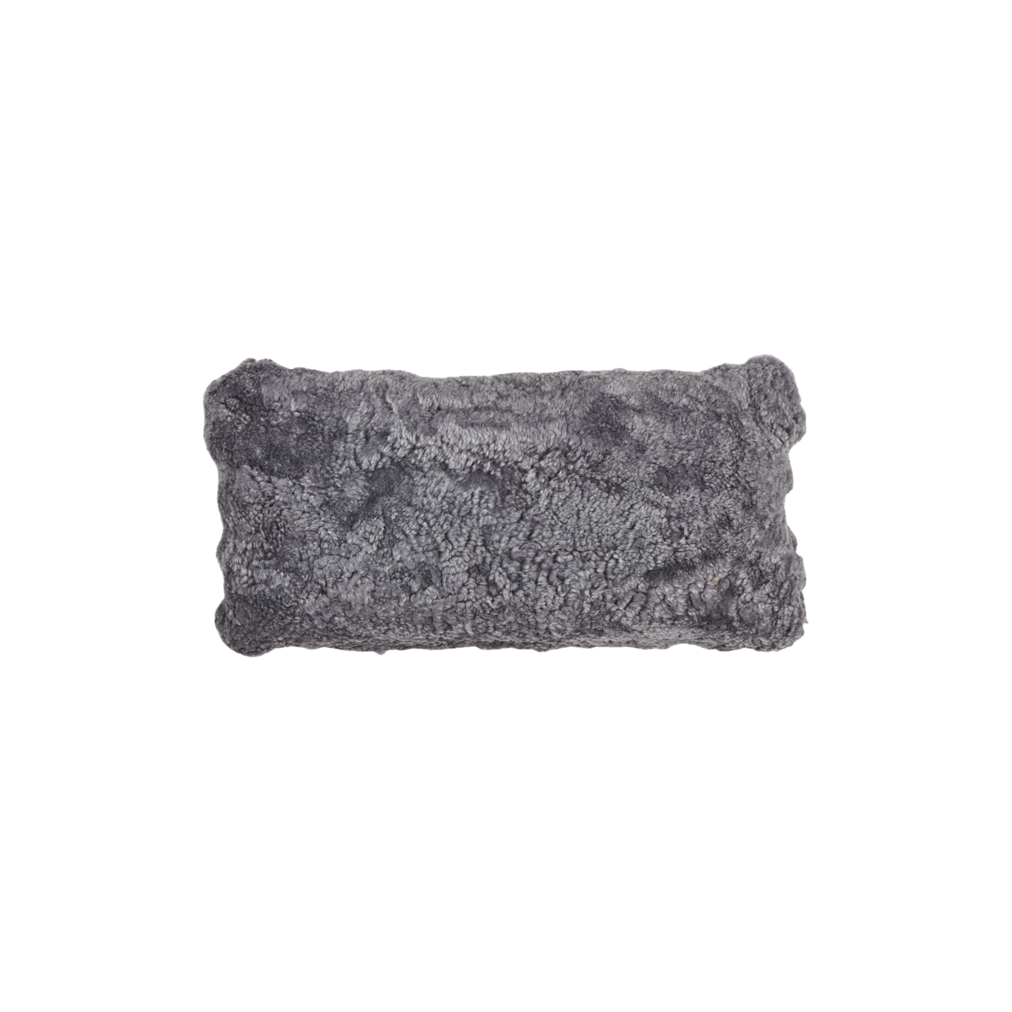 NATURES Collection - Newzealandsk lammeskindspude, light grey - 30x60 cm.