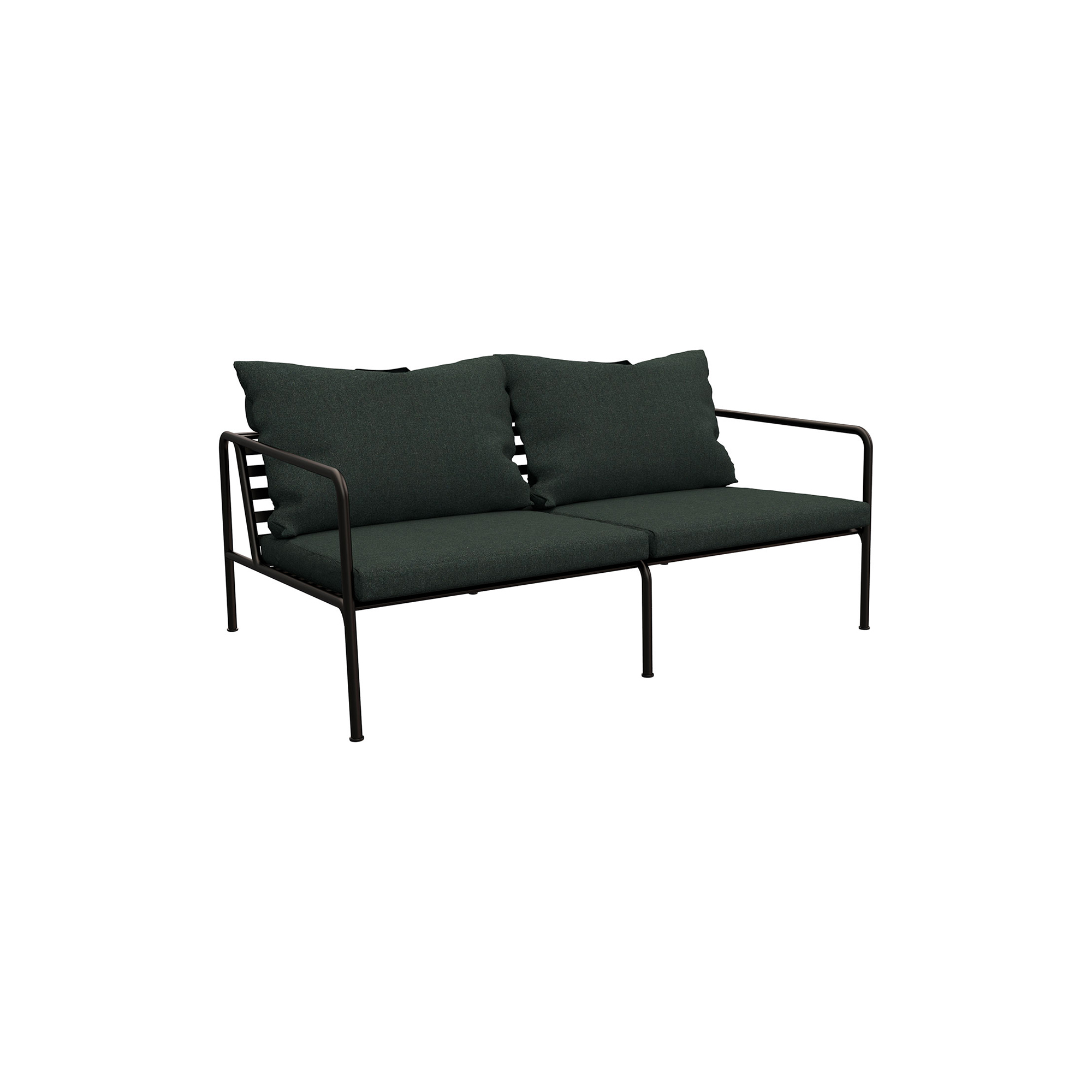 HOUE - AVON loungesofa, alpine green/black - H: 58 x L: 159 x D: 99 cm.
