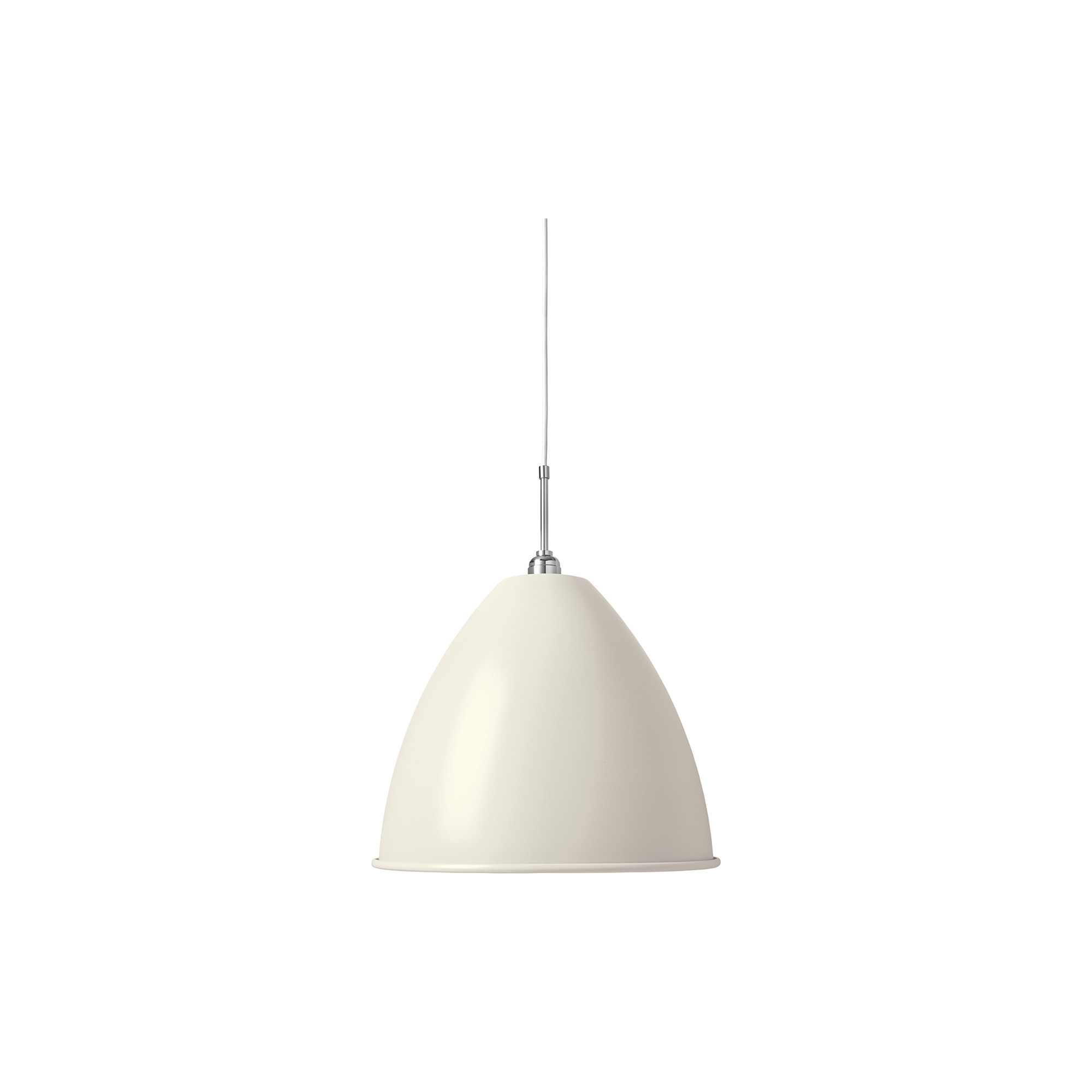 GUBI - Bestlite BL9 Pendant, soft white semi matt/chrome - H: 60 x Ø 40 cm.