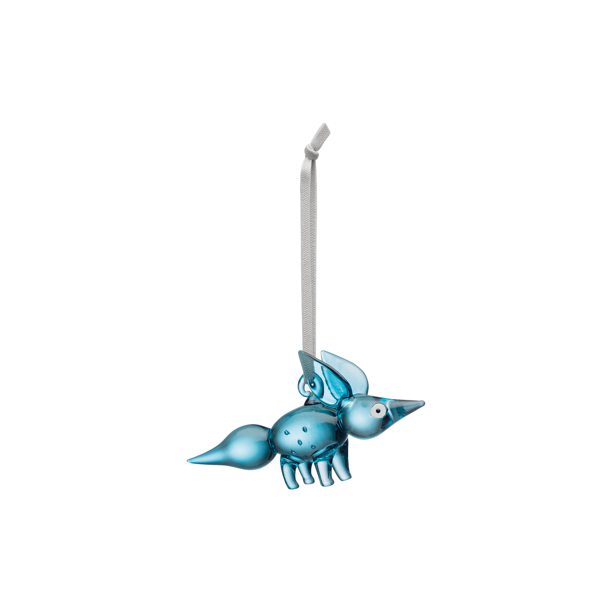 Iittala - Vulpes ornament stående, blå