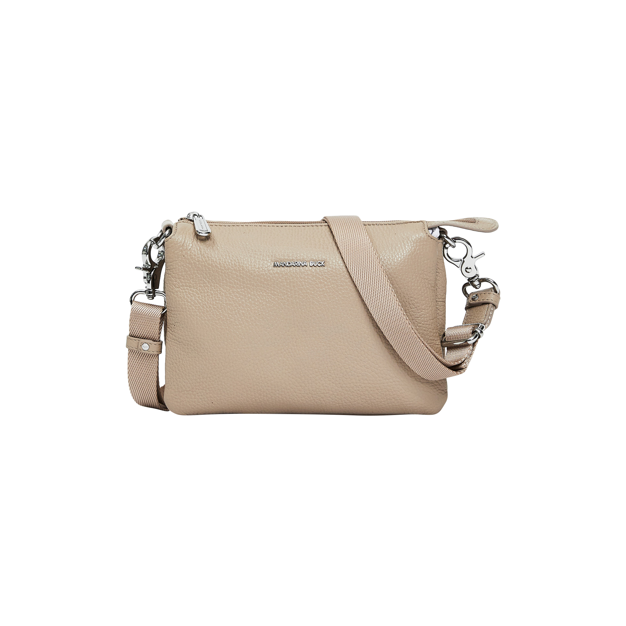 Mandarina Duck - Mellow Leather Pochette, warm taupe