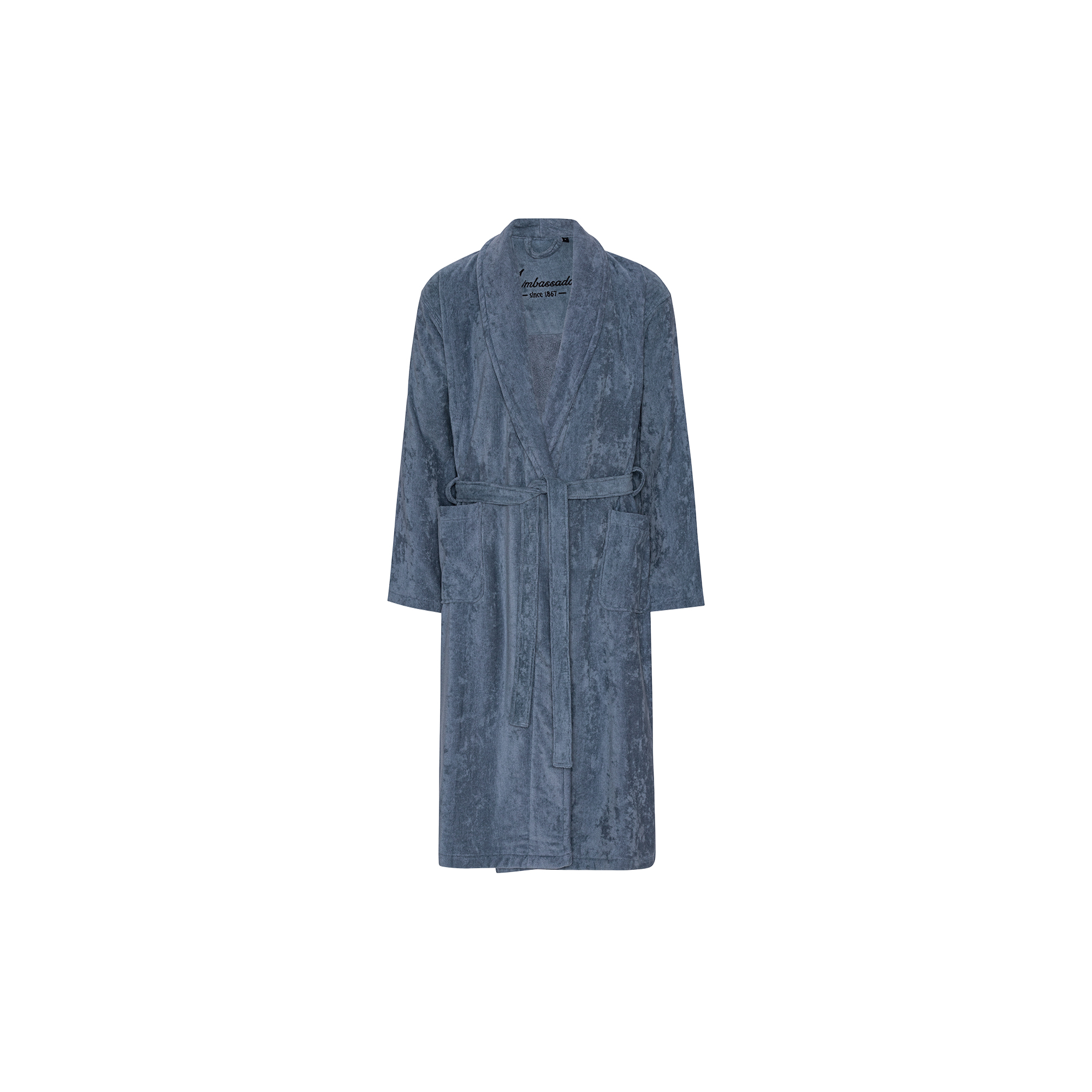 Ambassador 1867 - Kattegat Bathrobes, light grey solid - Str. L