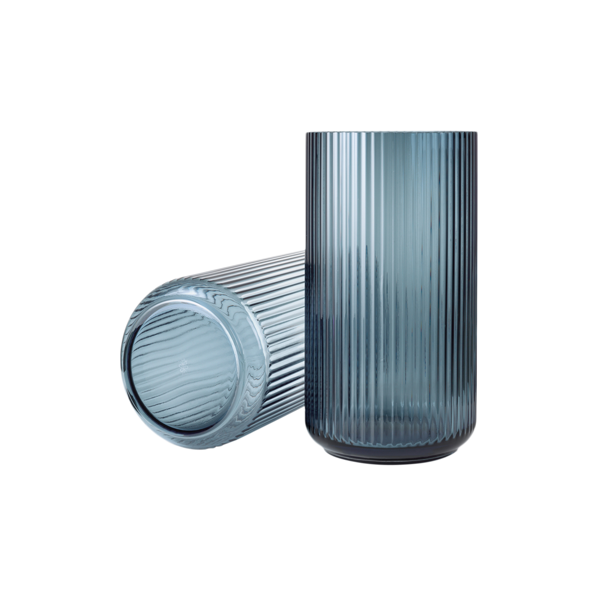 Lyngby Porcelæn - Lyngby Vase, midnight blue - H38 cm