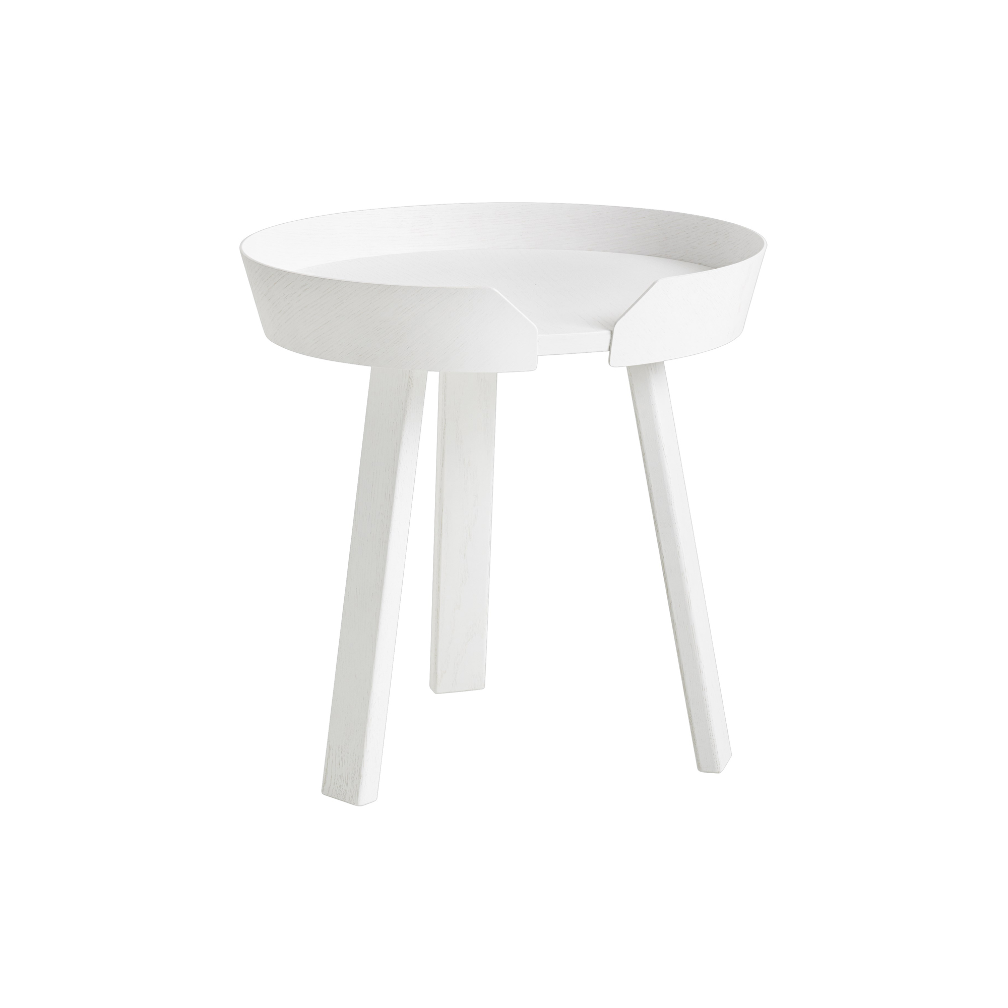 Muuto - Around Coffee Table, white - Ø45 cm